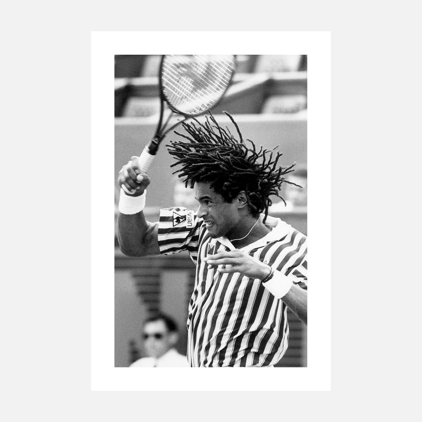 Yannick Noah à Roland Garros - Photo d'art