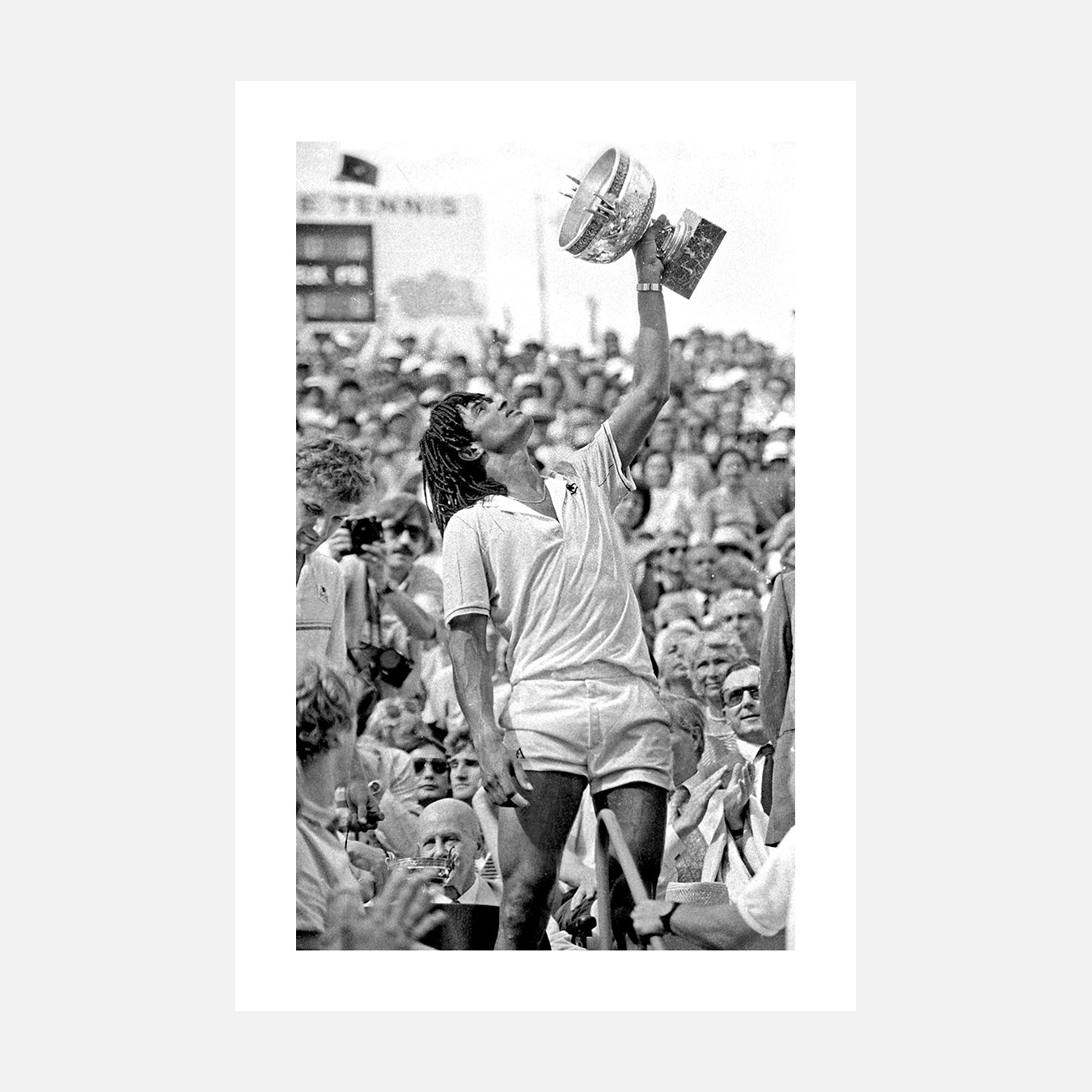 Yannick Noah gagne Roland Garros - Photo d'art