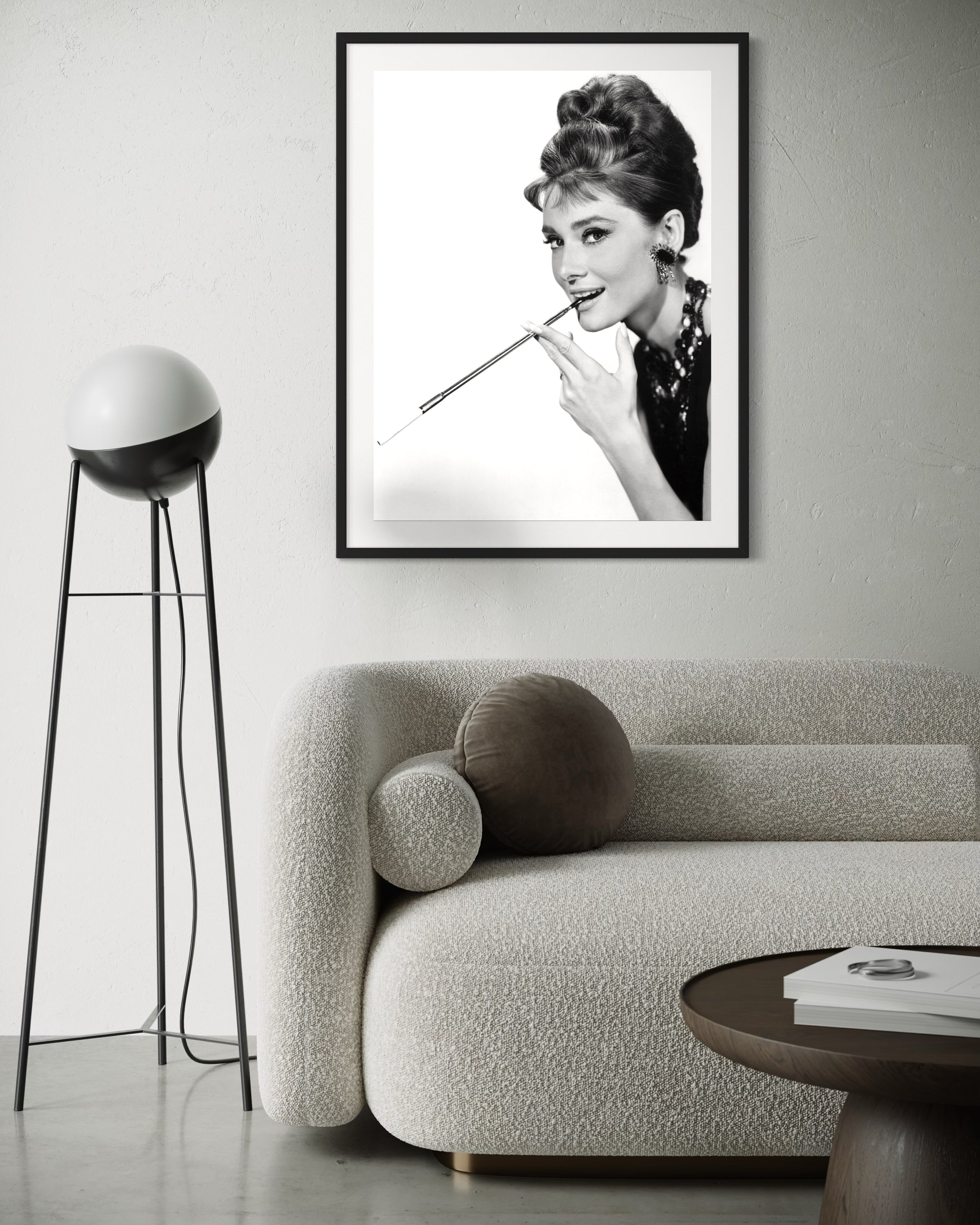 Breakfast at Tiffany's avec Audrey Hepburn - Photo d'art