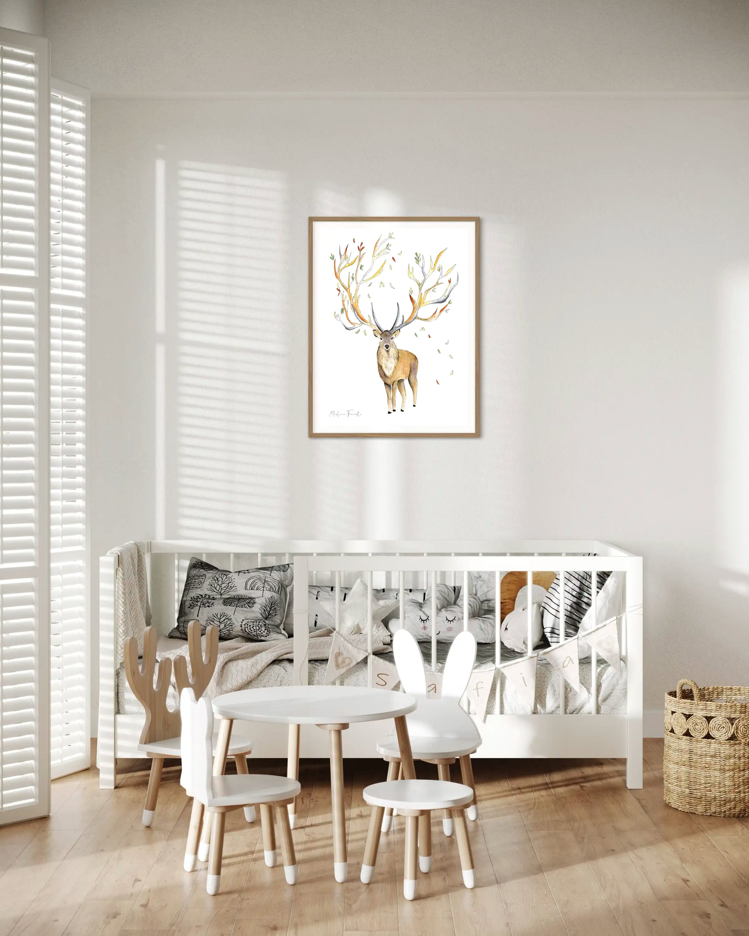 Miral le cerf - Illustration enfant