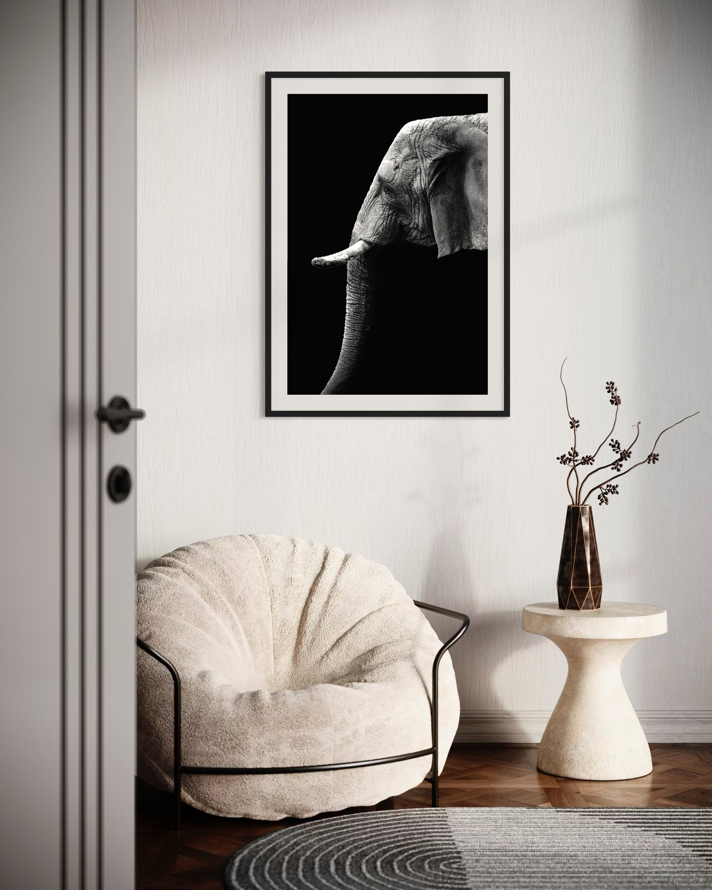 Profil d'une vétérane - Photo d'art