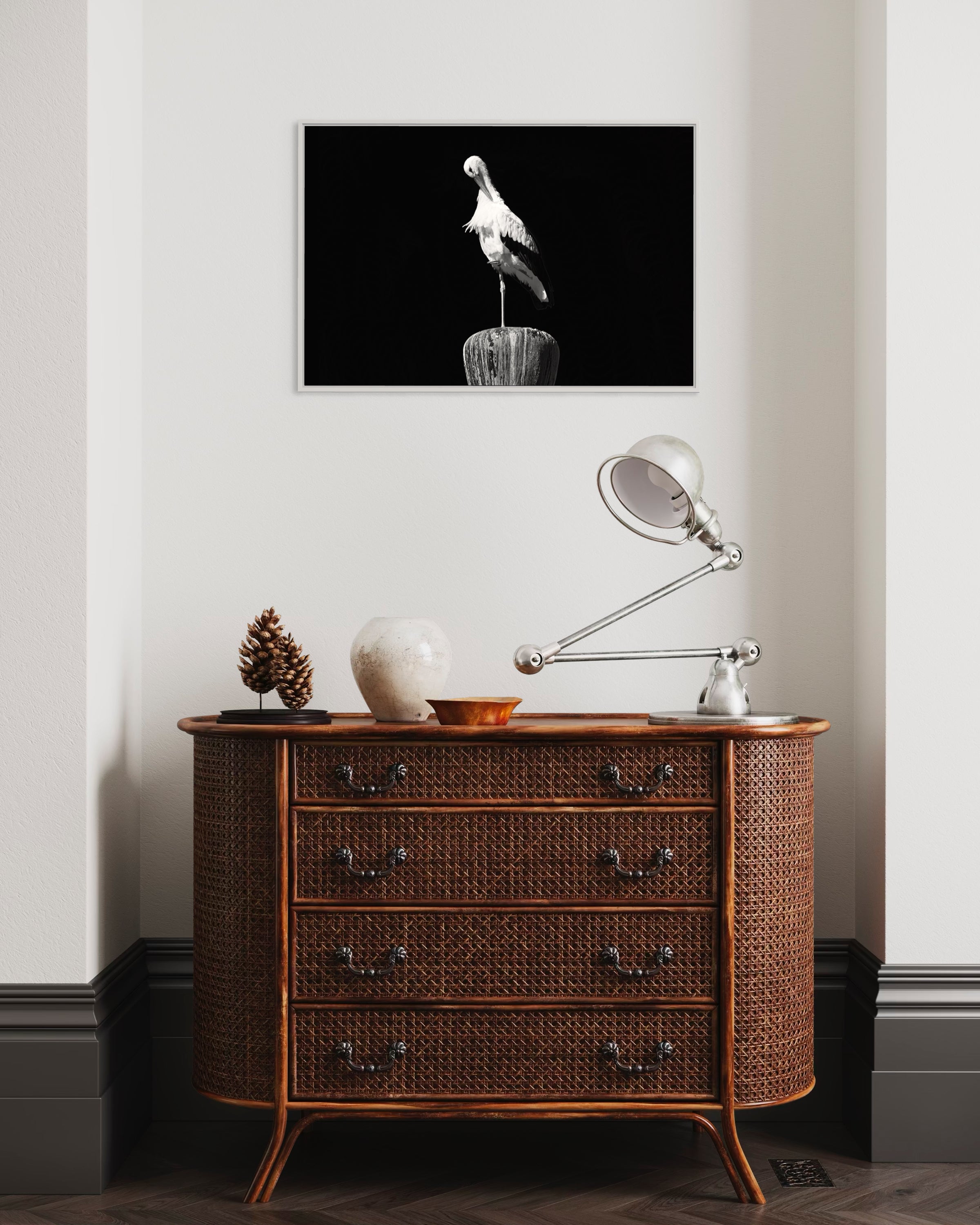 Trône de la cigogne - Photo d'art