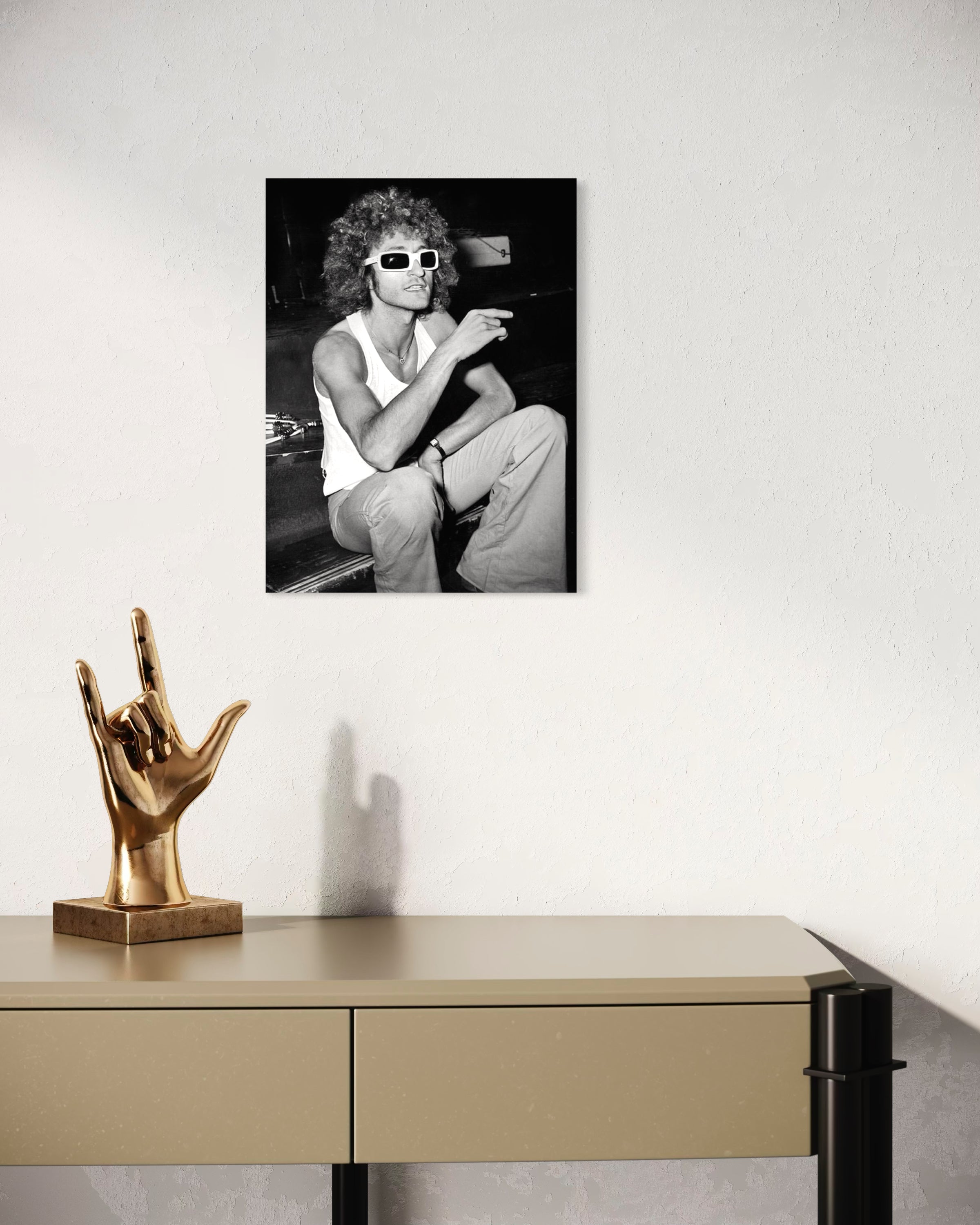 Polnareff répète à l'Olympia - Photo d'art