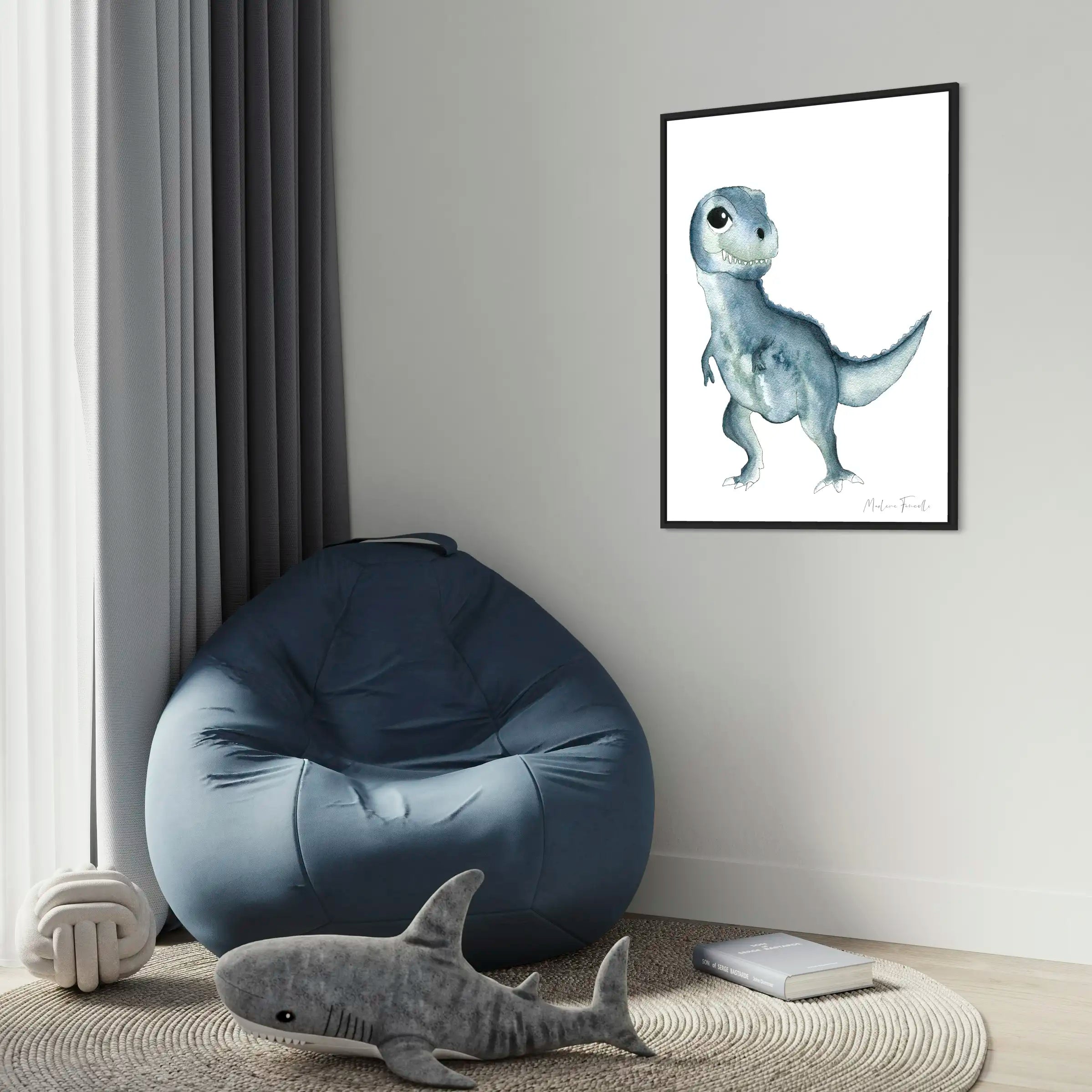 Rex T-Rex - Illustration enfant dinosaure