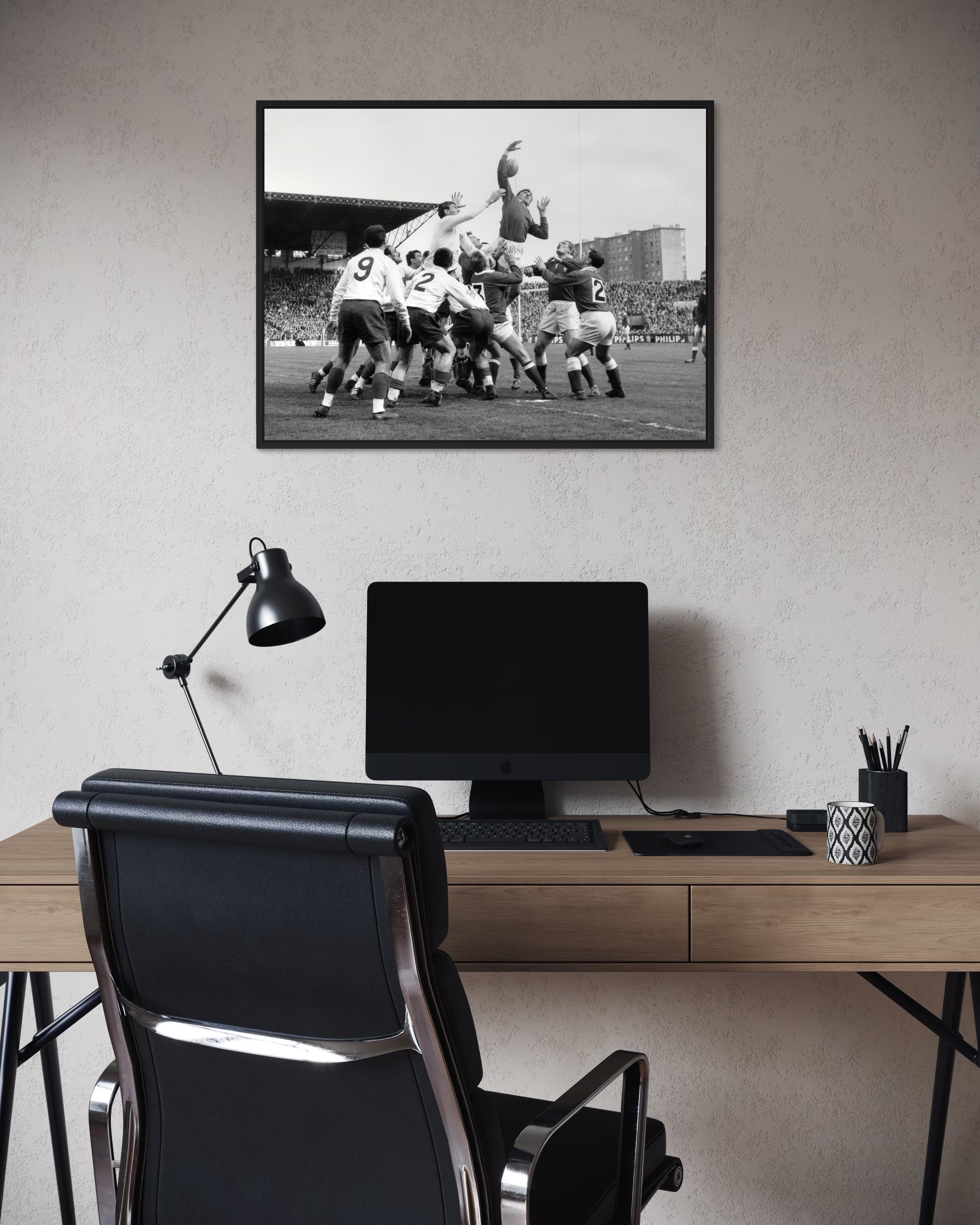 Match de rugby France - Pays de Galle - Photo d'art