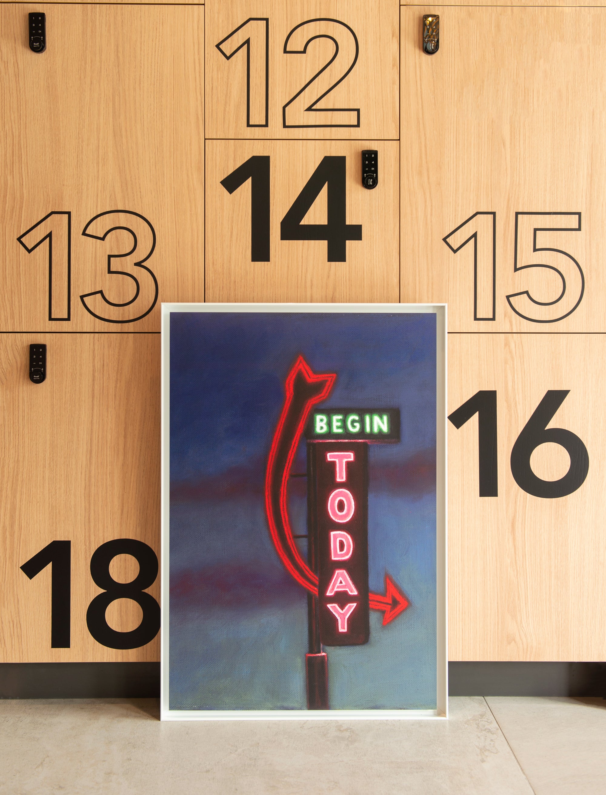 Begin today - Peinture d'art