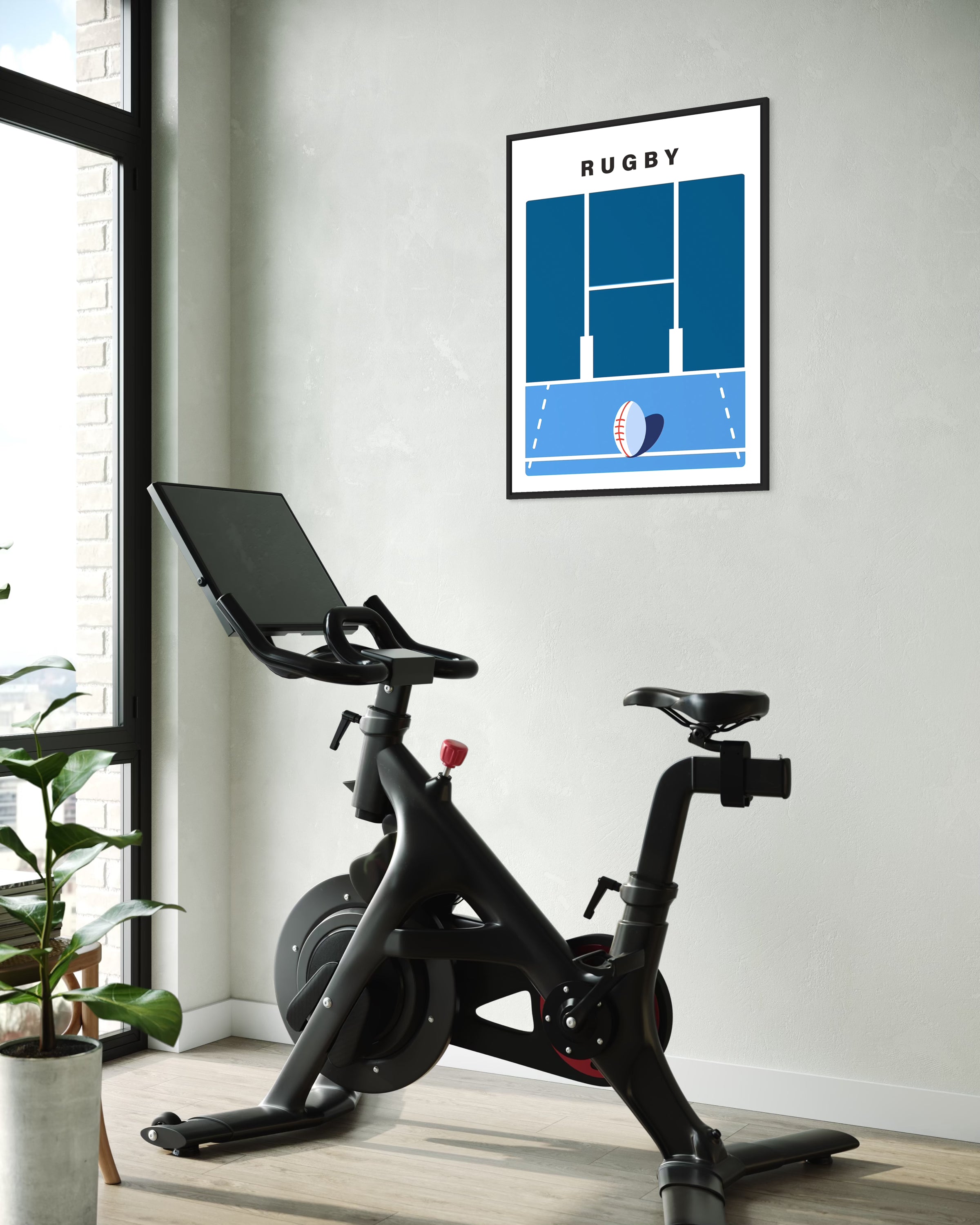 Rugby - Illustration d'art