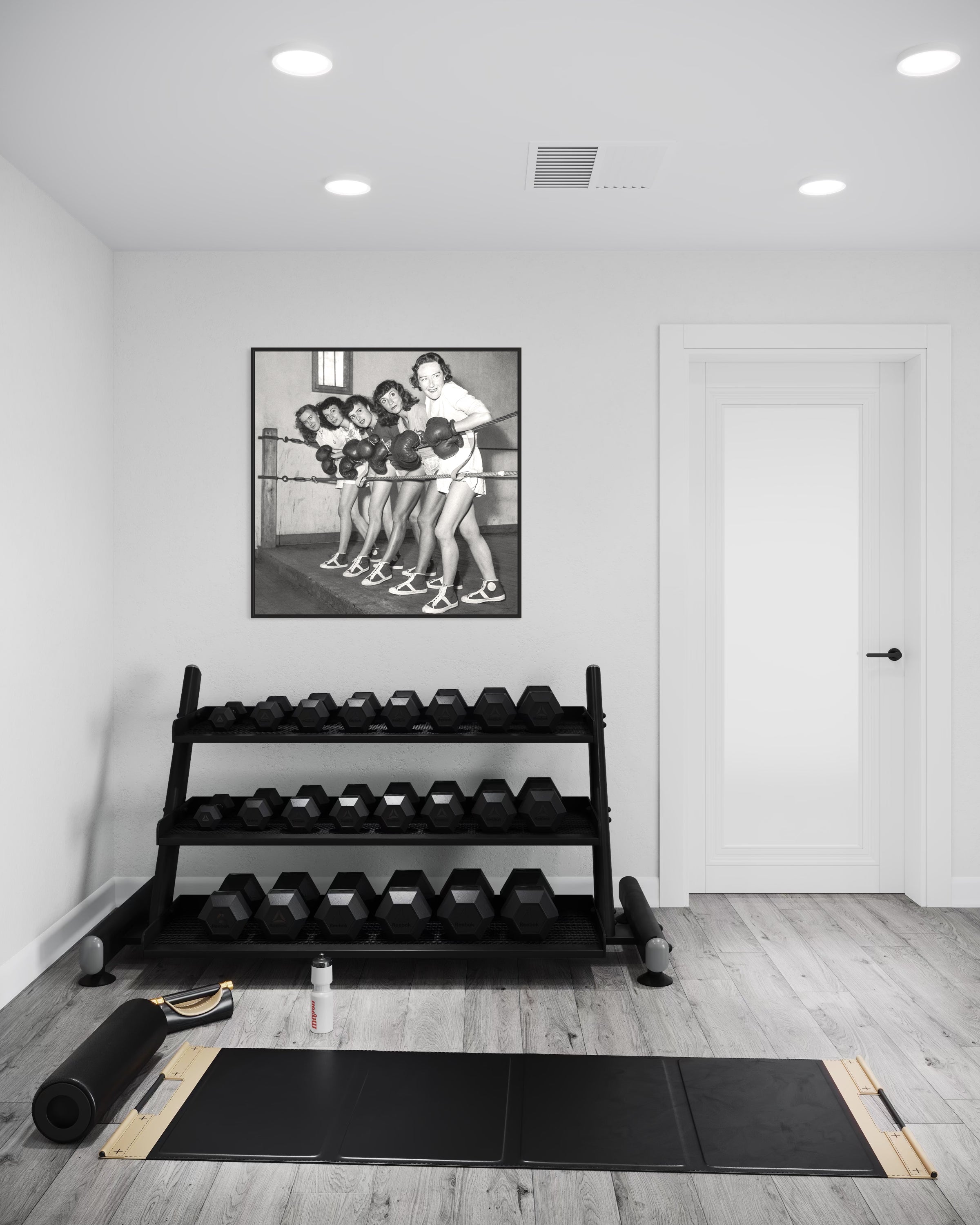 Boxe féminine - Photo d'art