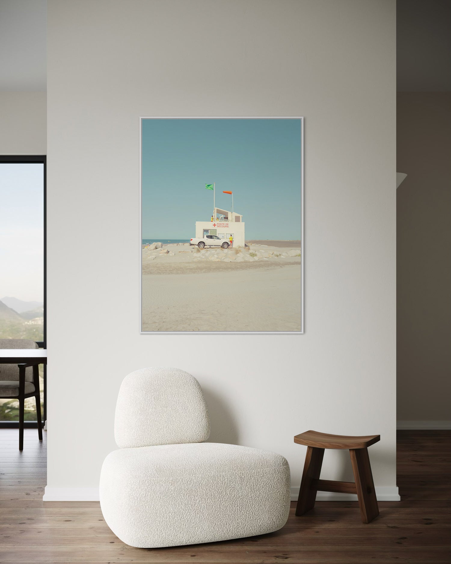 Poste de secours - Photo d'art