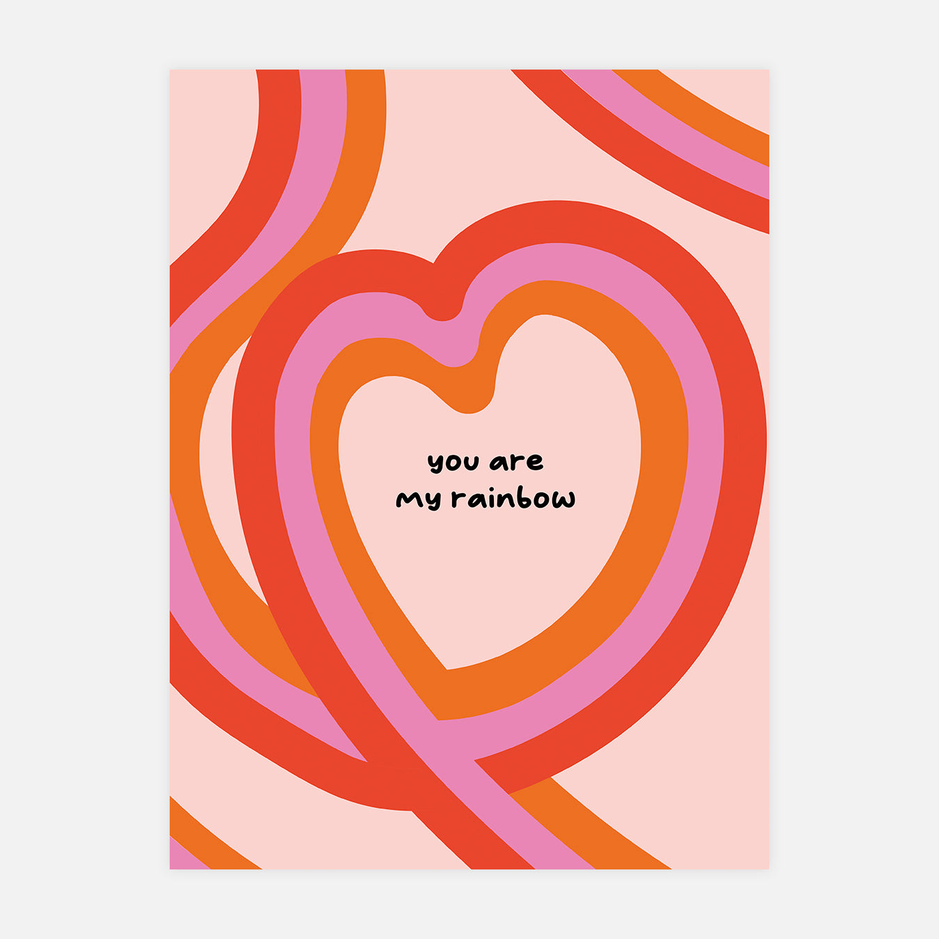 You are my rainbow - Illustration d'art