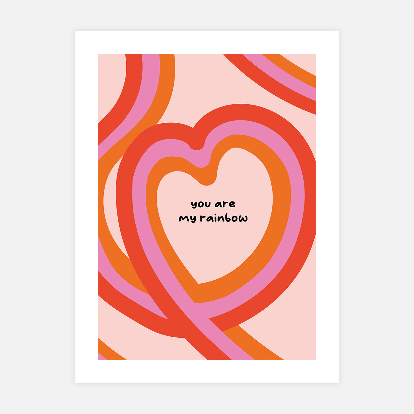 You are my rainbow - Illustration d'art