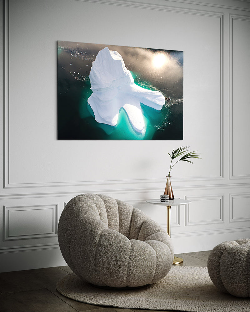 Au dessus de l'iceberg - Photo d'art