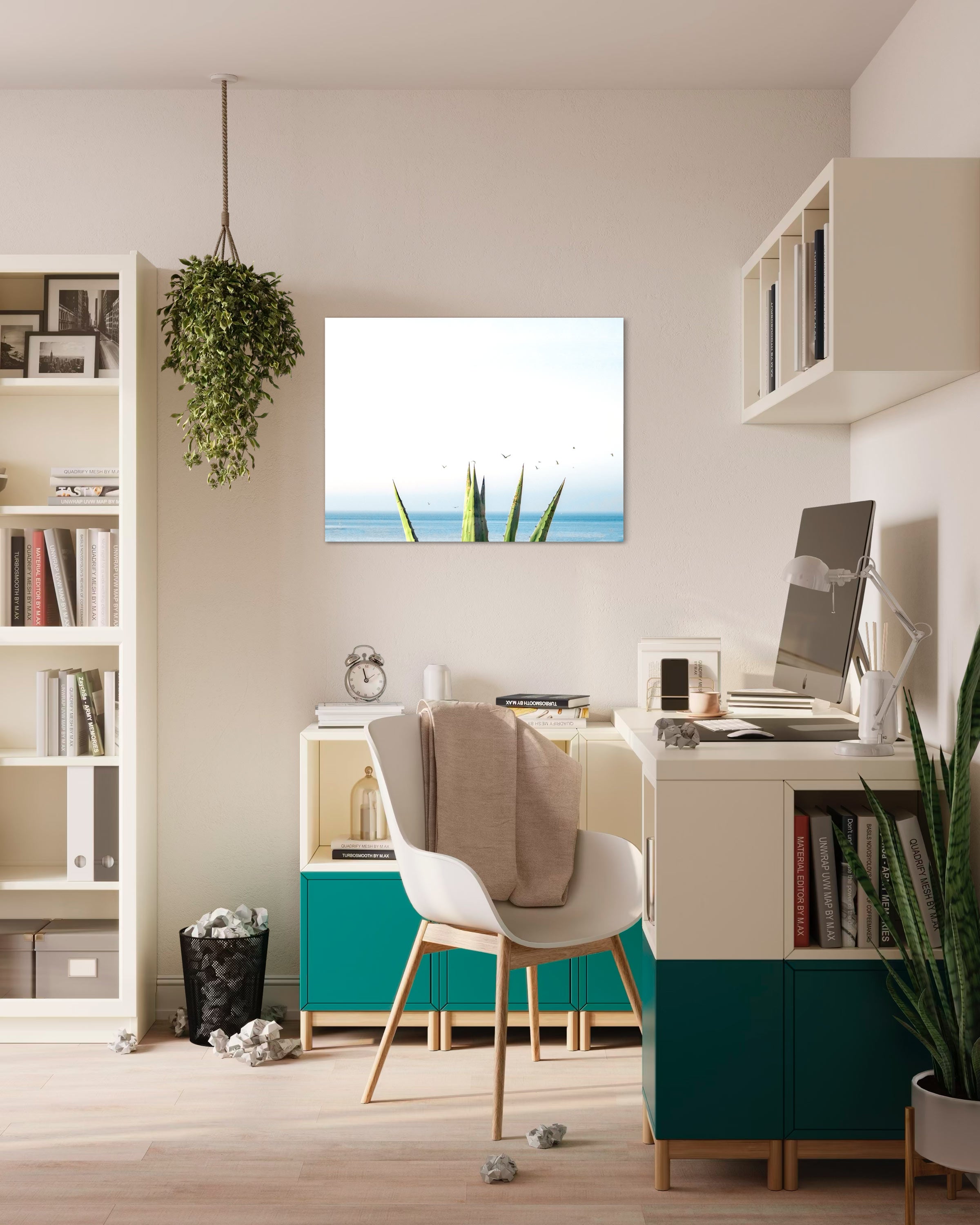 Bleu agave - Photo d'art