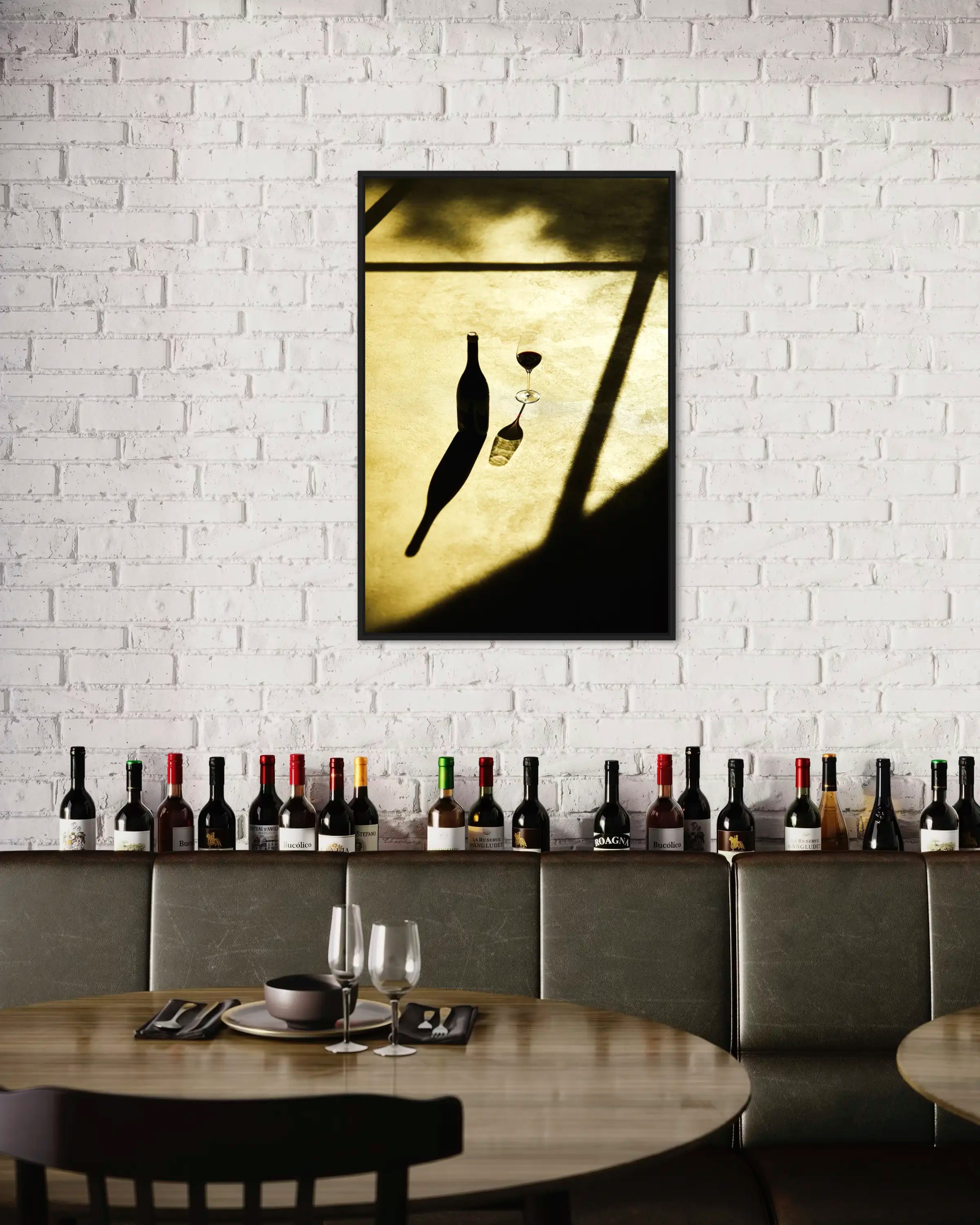 L'ombre du vin - Photo d'art