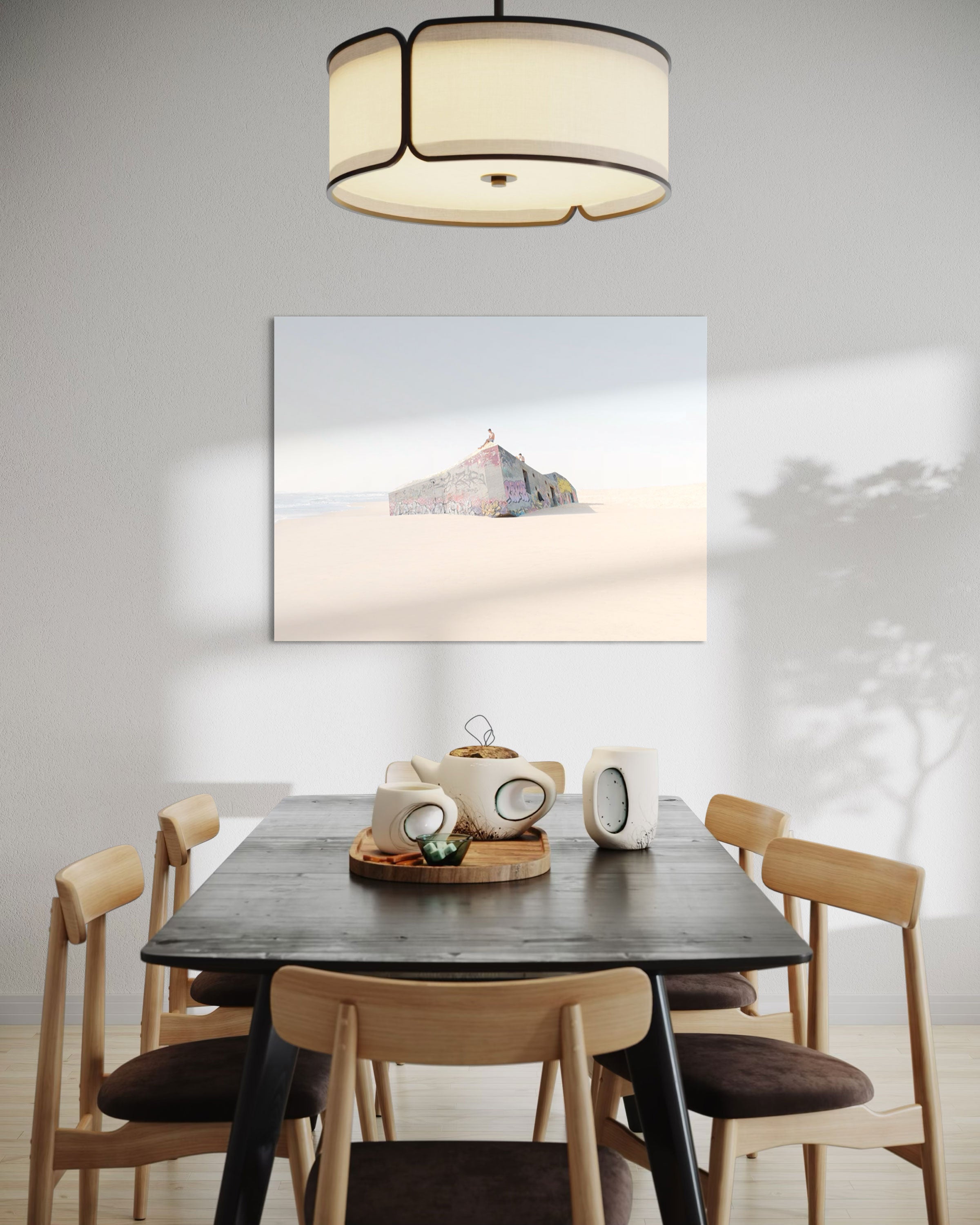 Bunker ensablé - Photo d'art