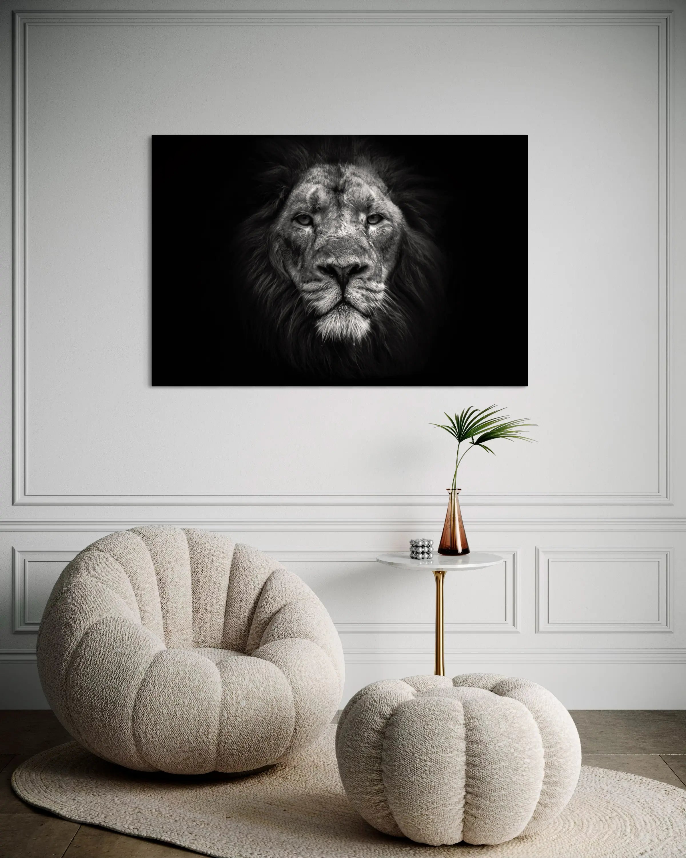 Ce lion n'est pas un trophée - Photo d'art