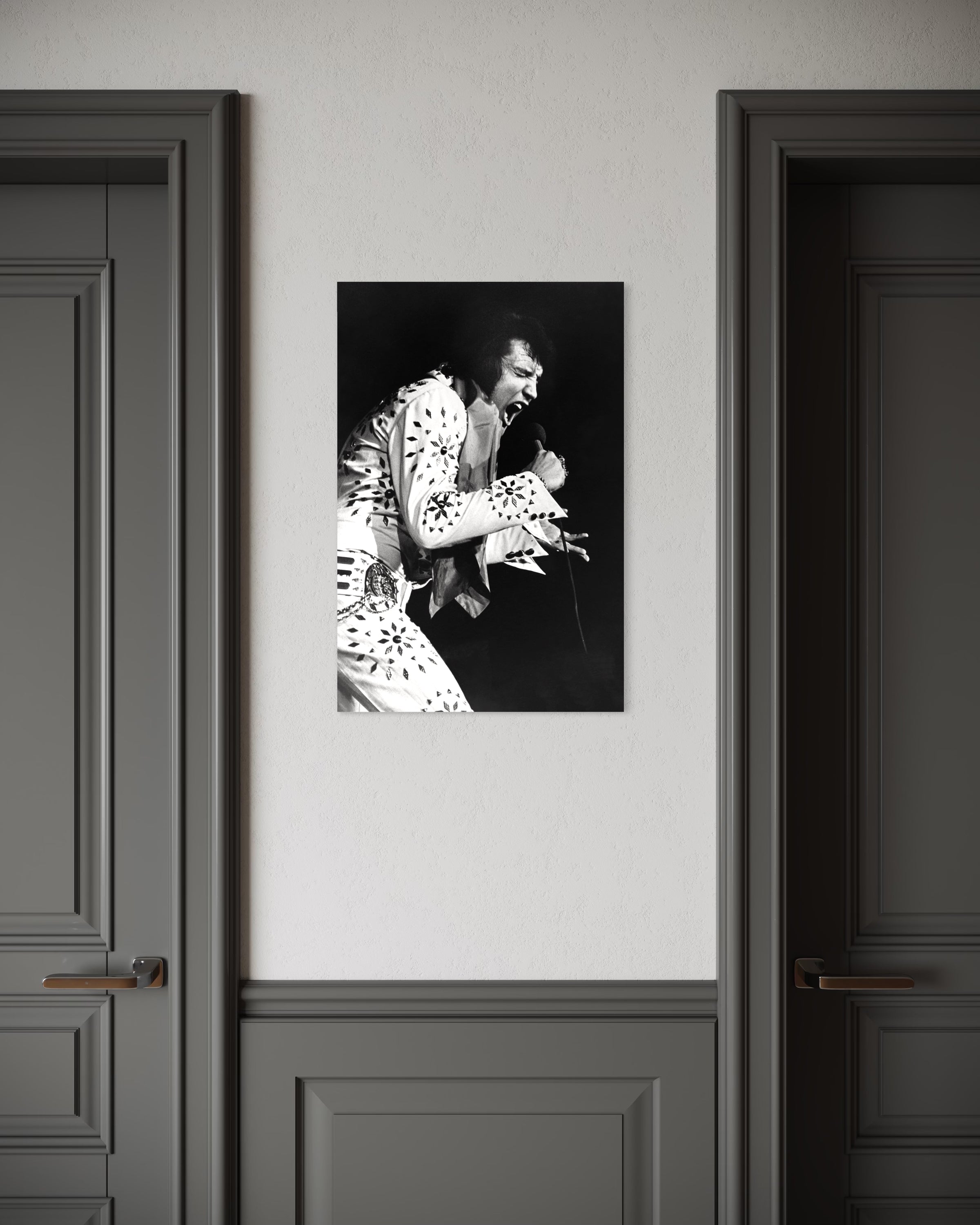 Elvis Presley en tournée - Photo d'art