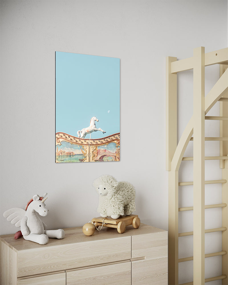 Cheval lunaire - Photo d'art