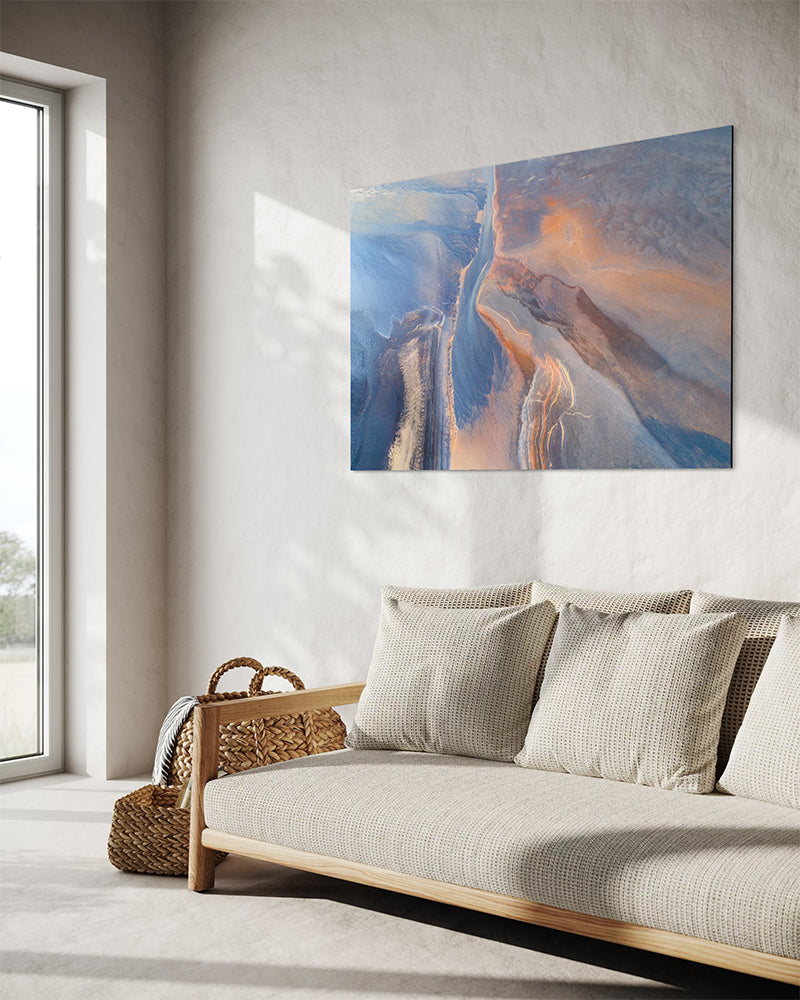 Couleurs abstraites de la terre - Photo d'art