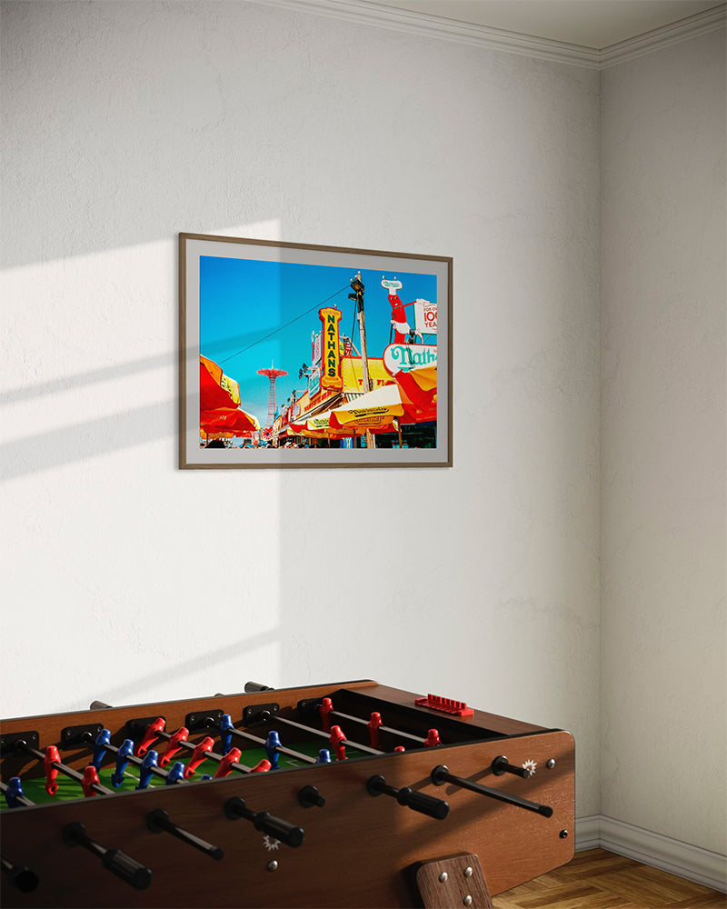 Couleurs de Coney Island - Photo d'art