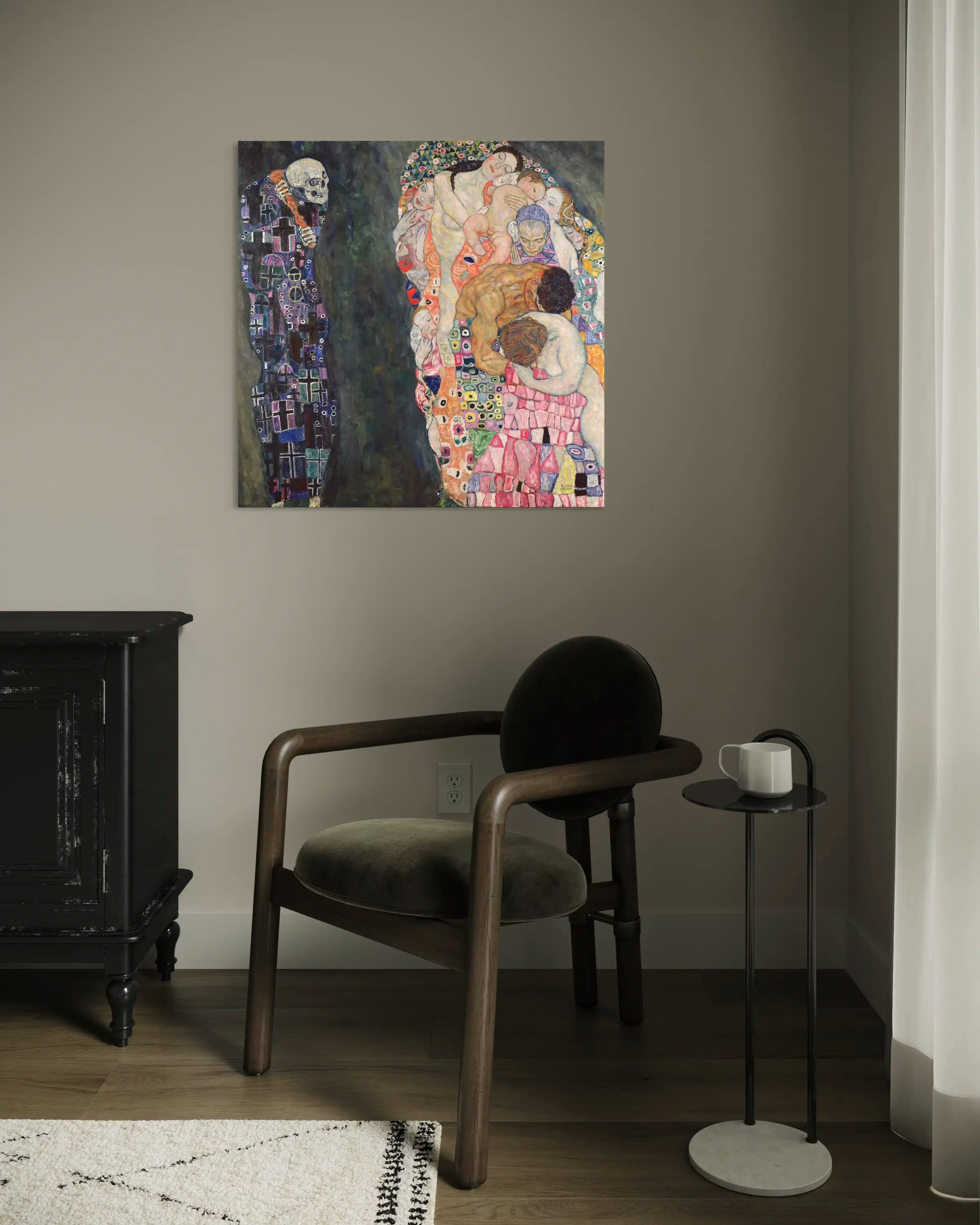 La vie et la mort - Peinture d'art