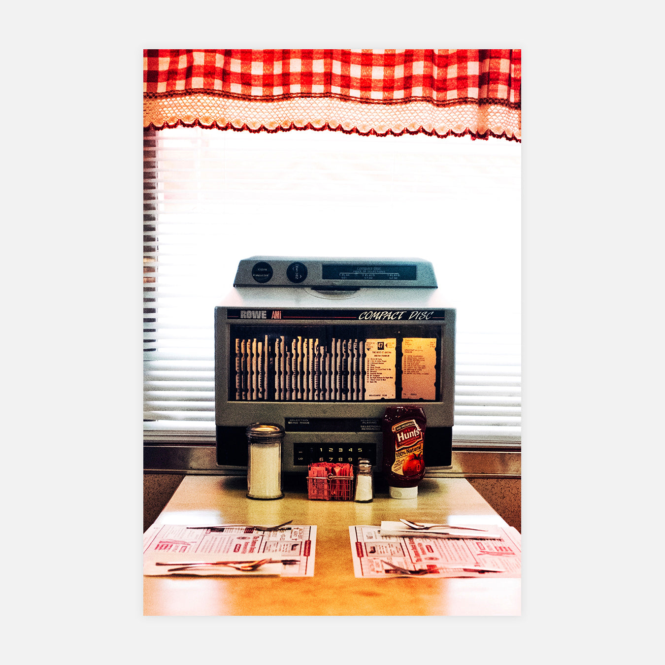 Le Jukebox du diner - Photo d'art