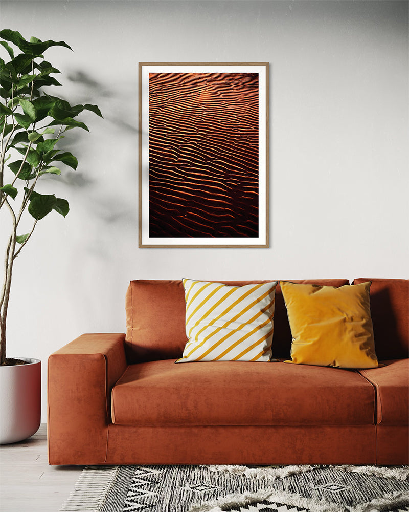 Empreintes de l'eau - Photo d'art