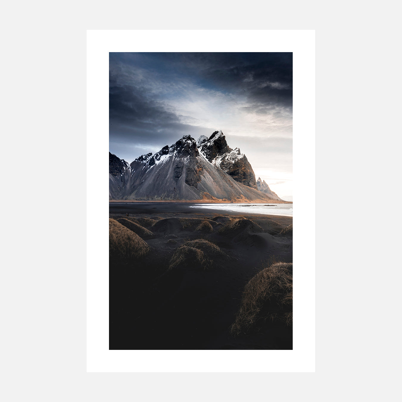 Entre plage et montagne - Photo d'art