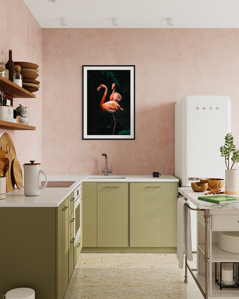 Flamingos - Photo d'art