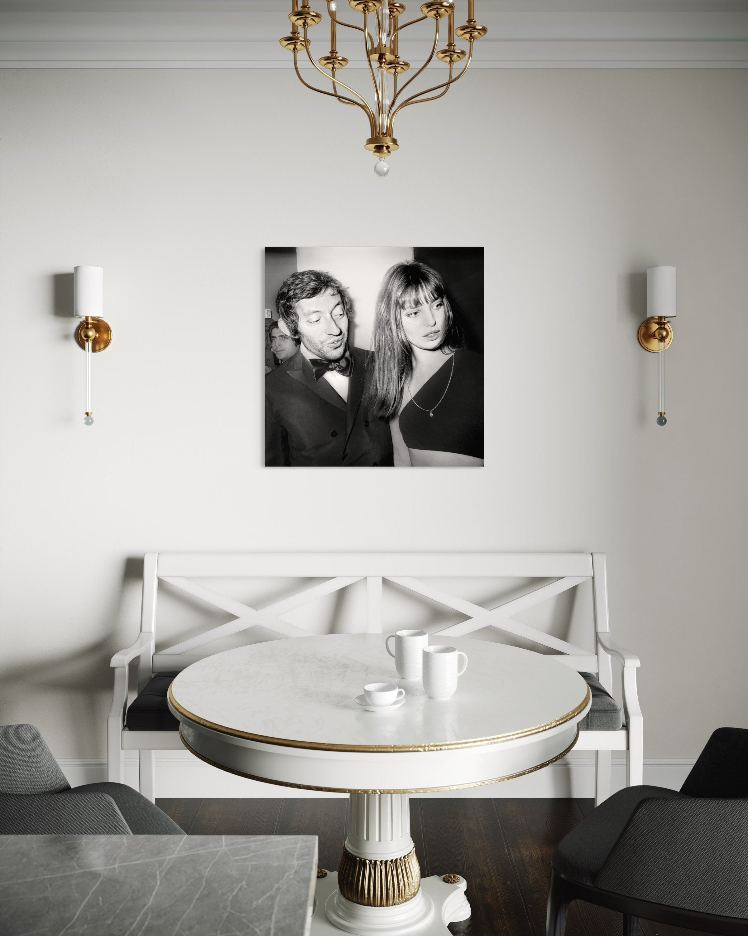 Gainsbourg & Birkin à la nuit du cinéma - Photo d'art