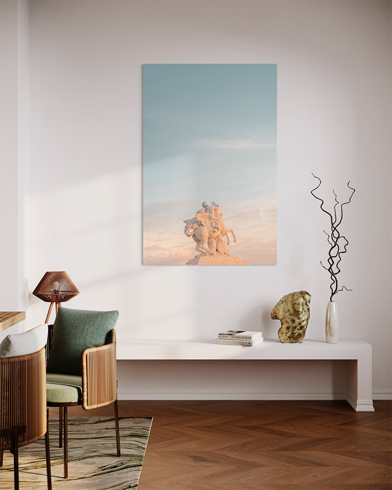 Héros pastel - Photo d'art