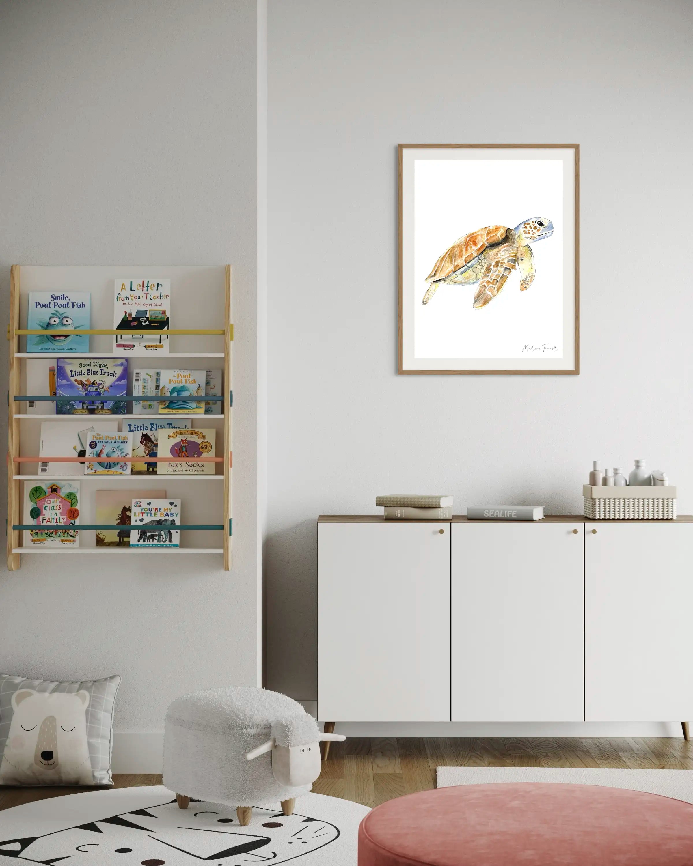 Sam la tortue - Illustration et image d'animaux