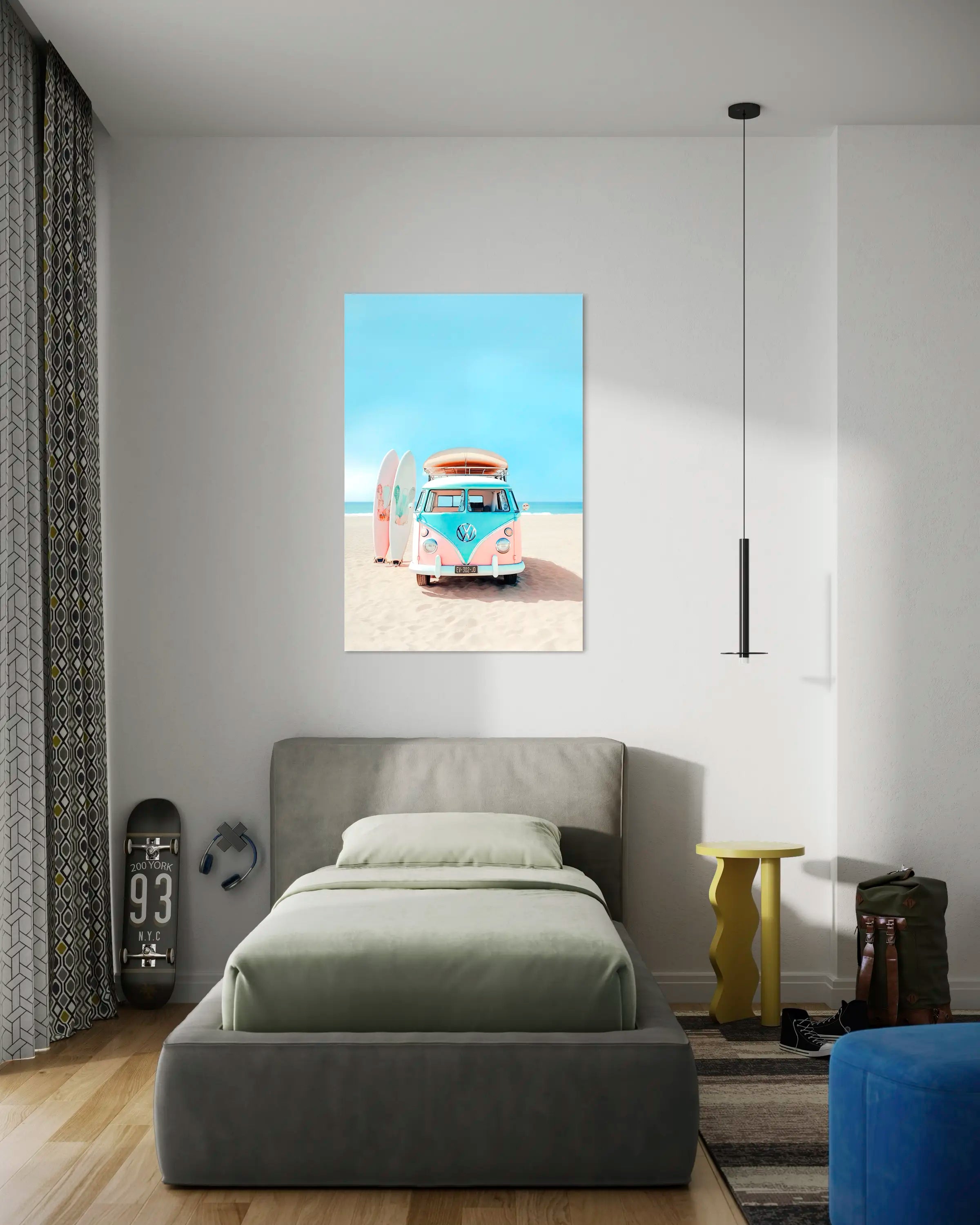 Blue VW - Photo d'art