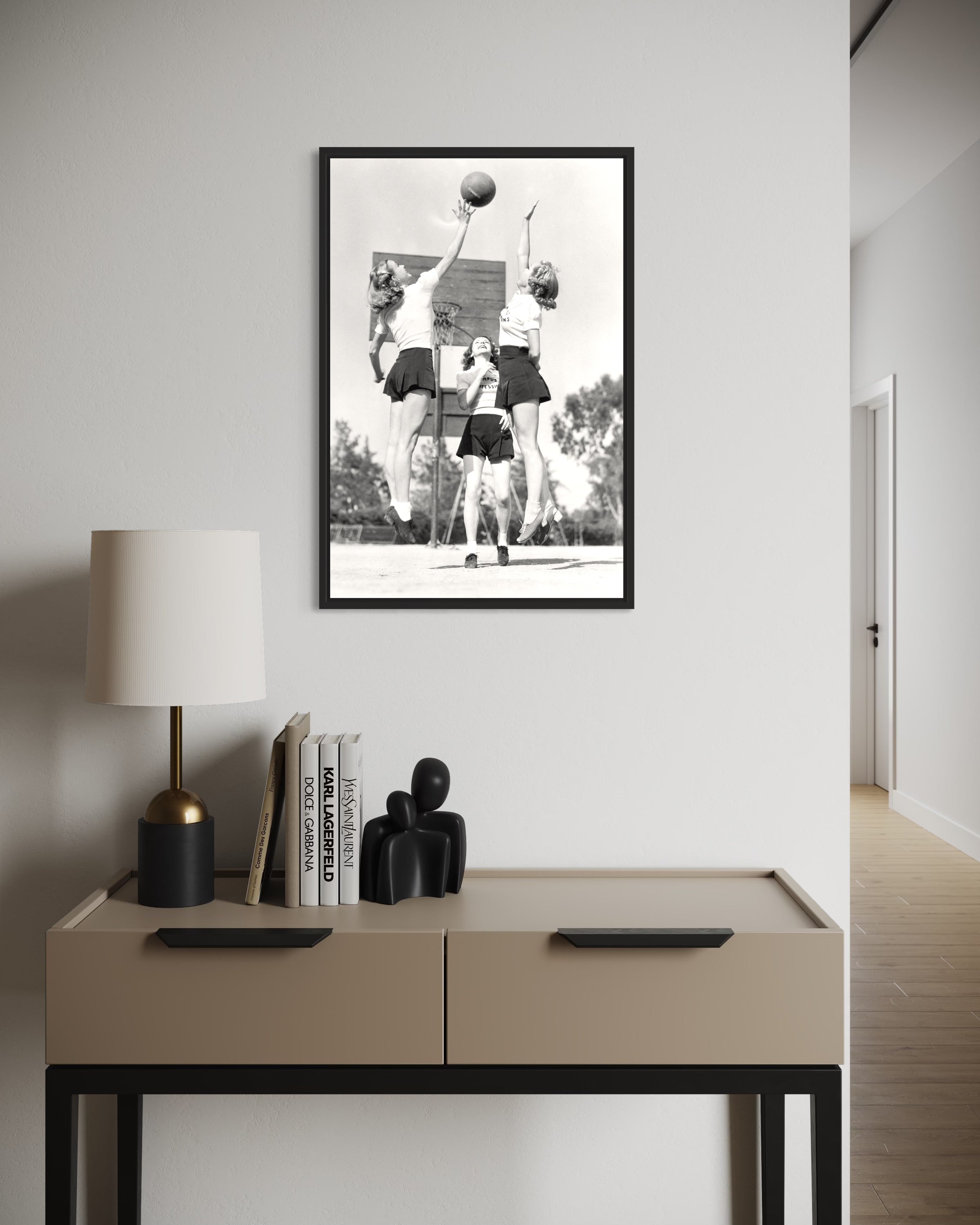 Joueuses de basket - Photo d'art