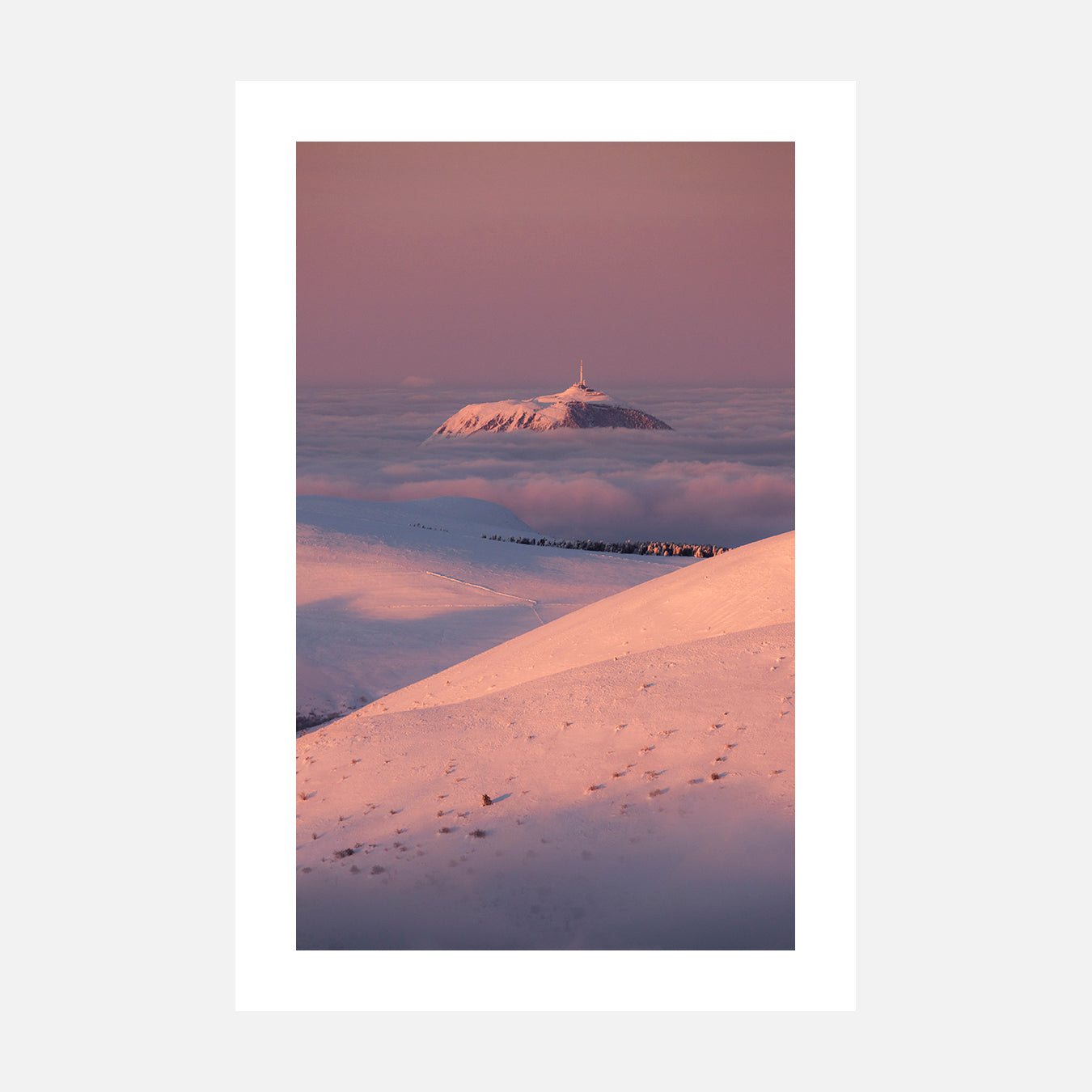 L'émergence du Puy-de-dôme - Photo d'art