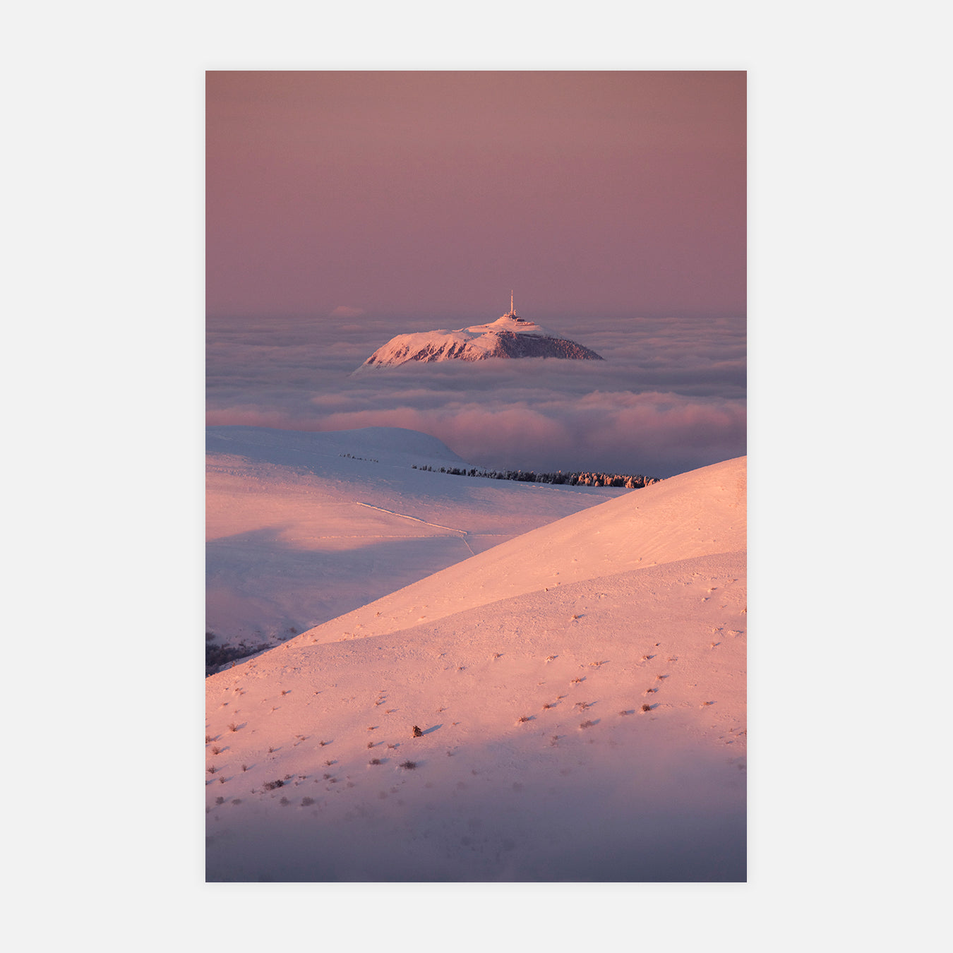 L'émergence du Puy-de-dôme - Photo d'art