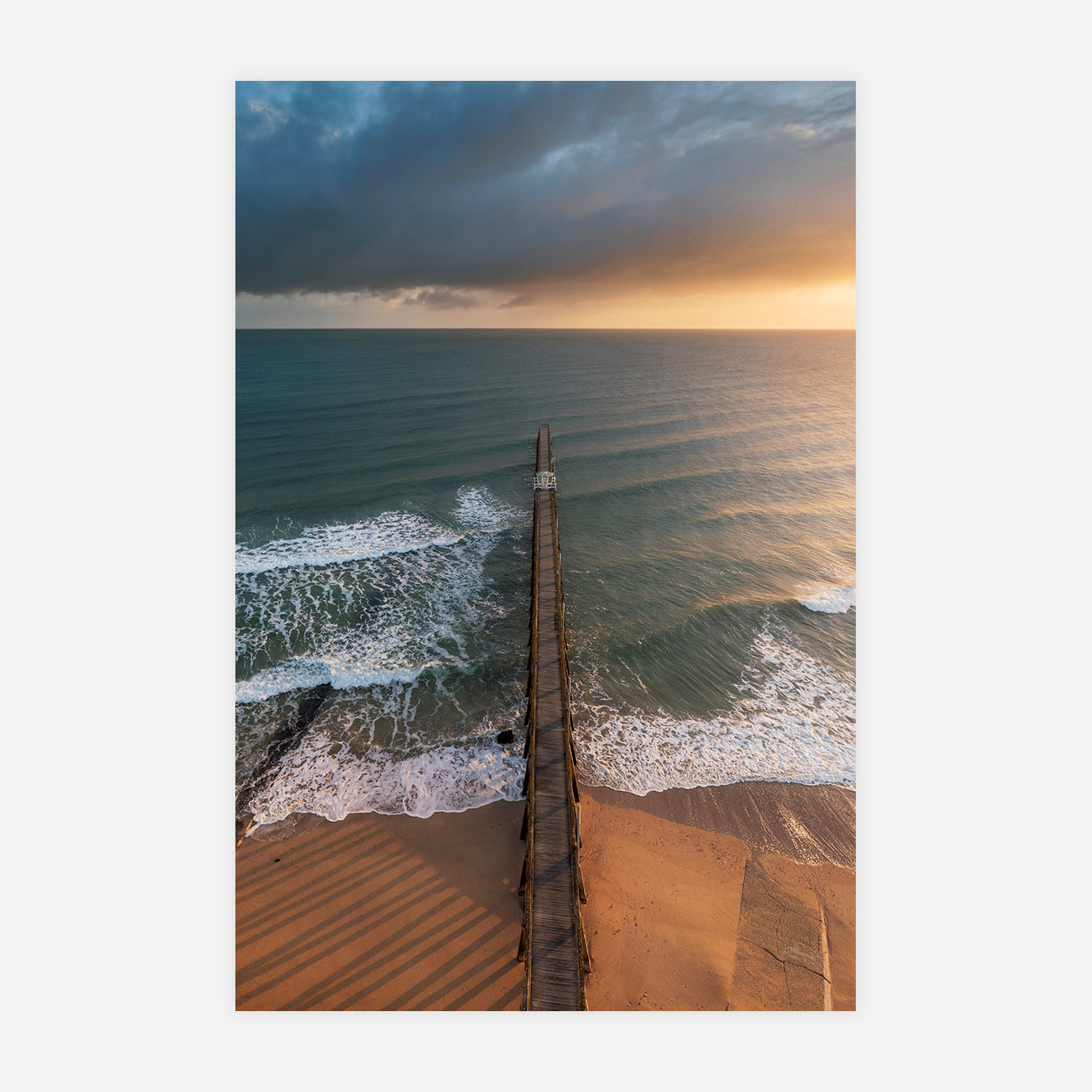 La jetée de Luc-sur-mer - Photo d'art