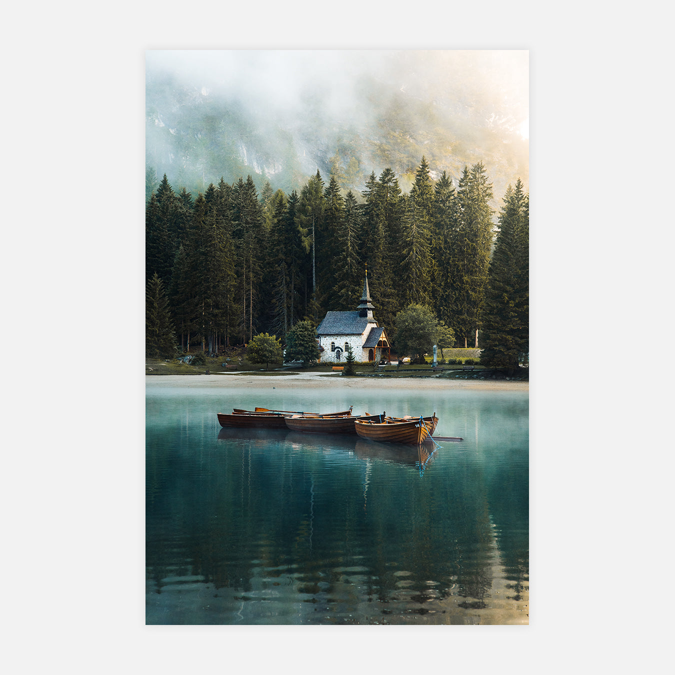 Lac de Braies - Photo d'art