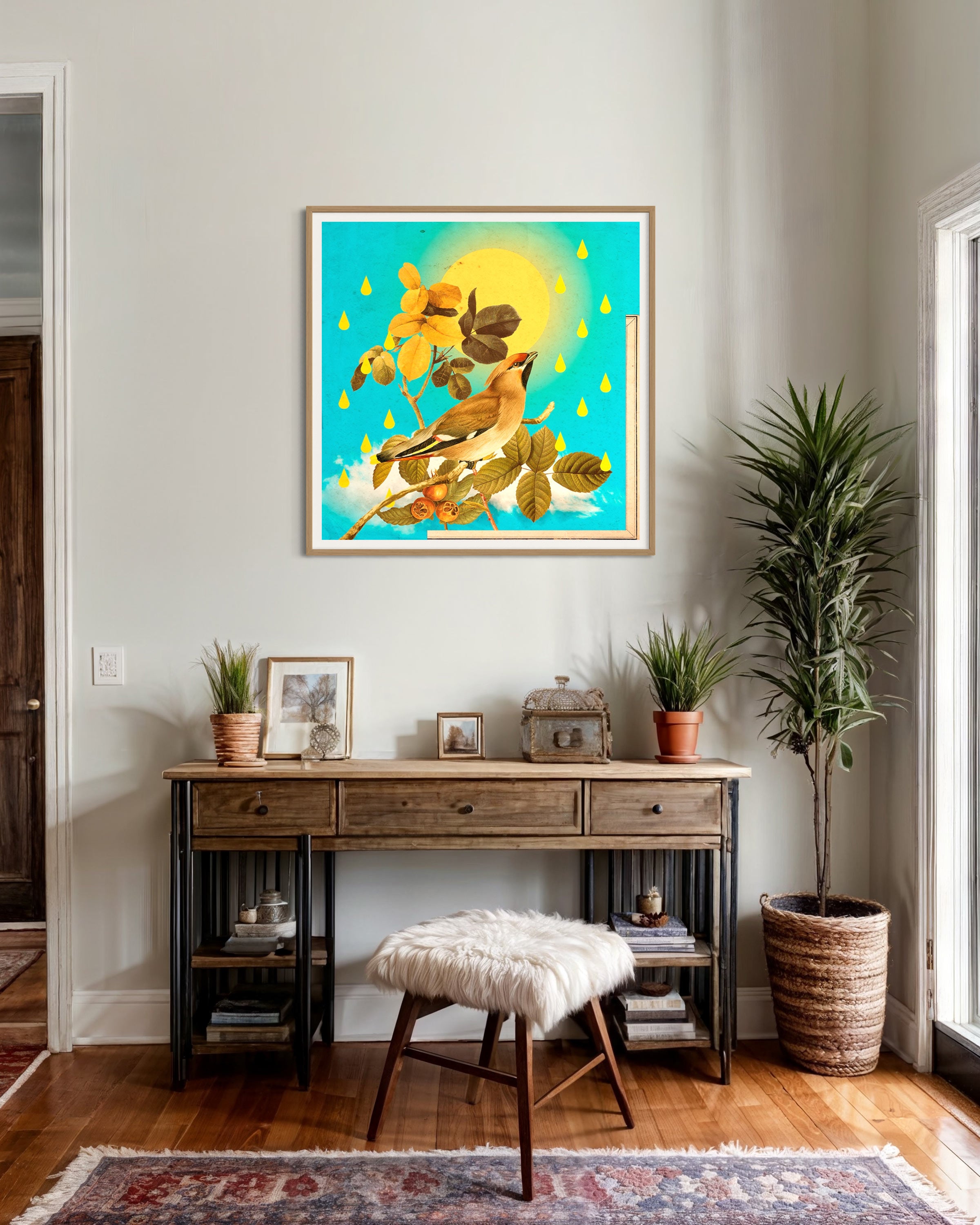 Langue des oiseaux - Illustration d'art