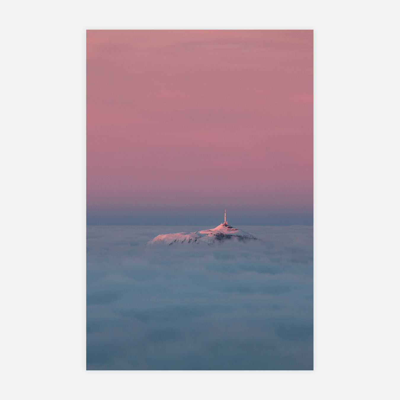 Le Puy de Dôme depuis le Massif Adventif - Photo d'art