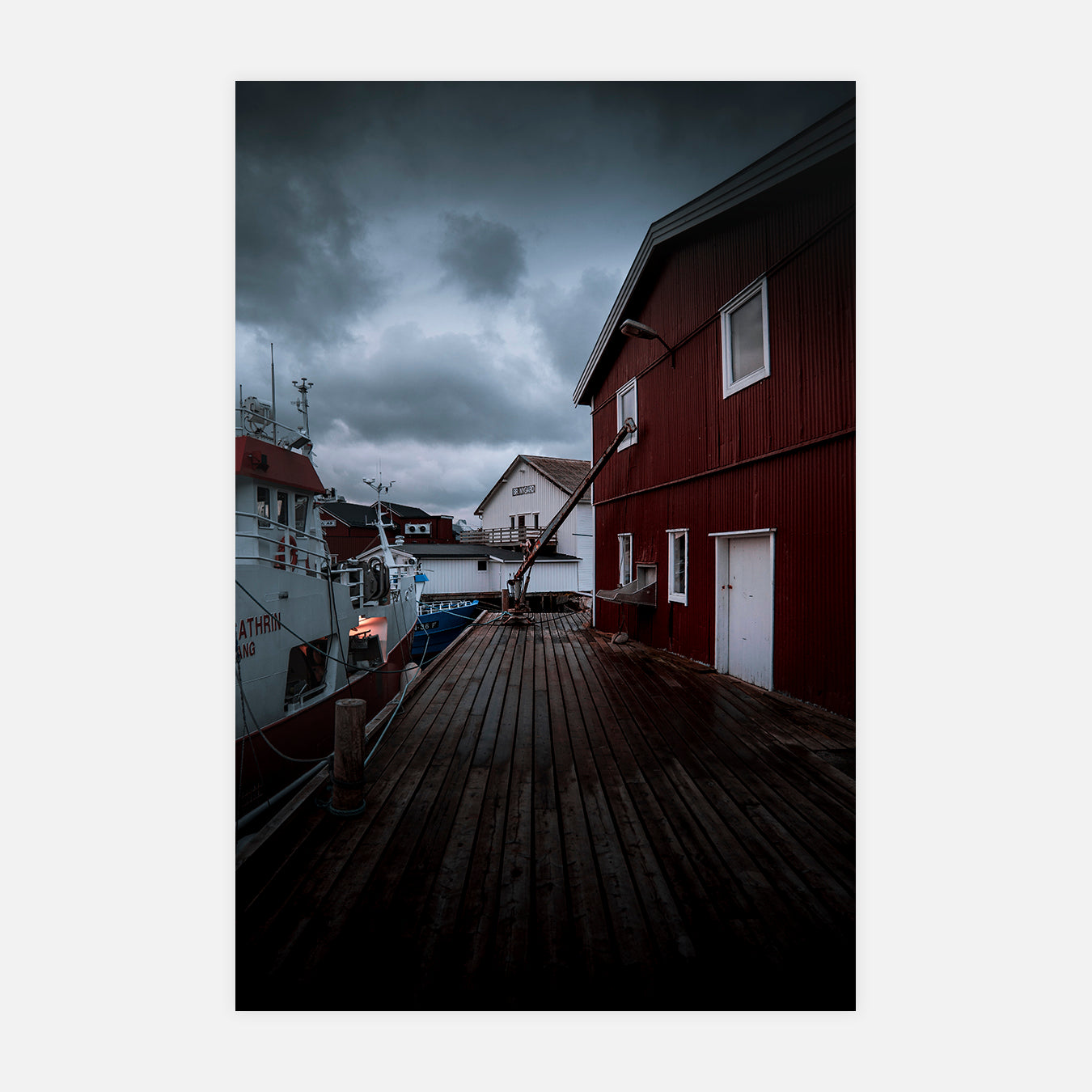 Les pêcheurs des îles Lofoten - Photo d'art