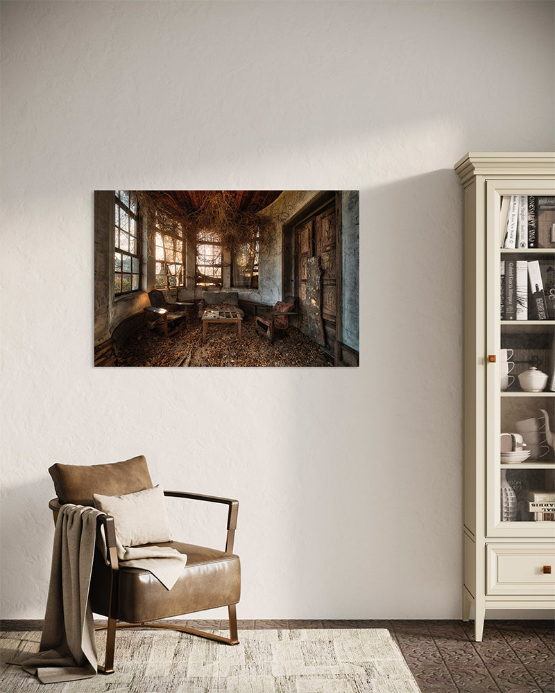 Longue soirée d'automne - Photo d'art