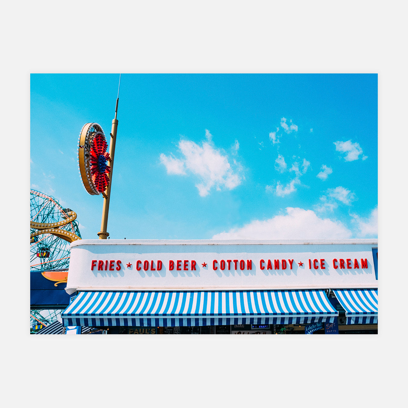 Lunch à Coney Island - Photo d'art