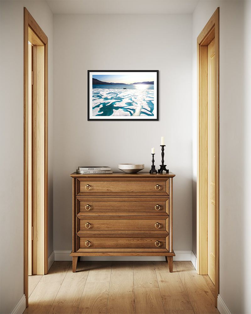 Navigation glacée - Photo d'art