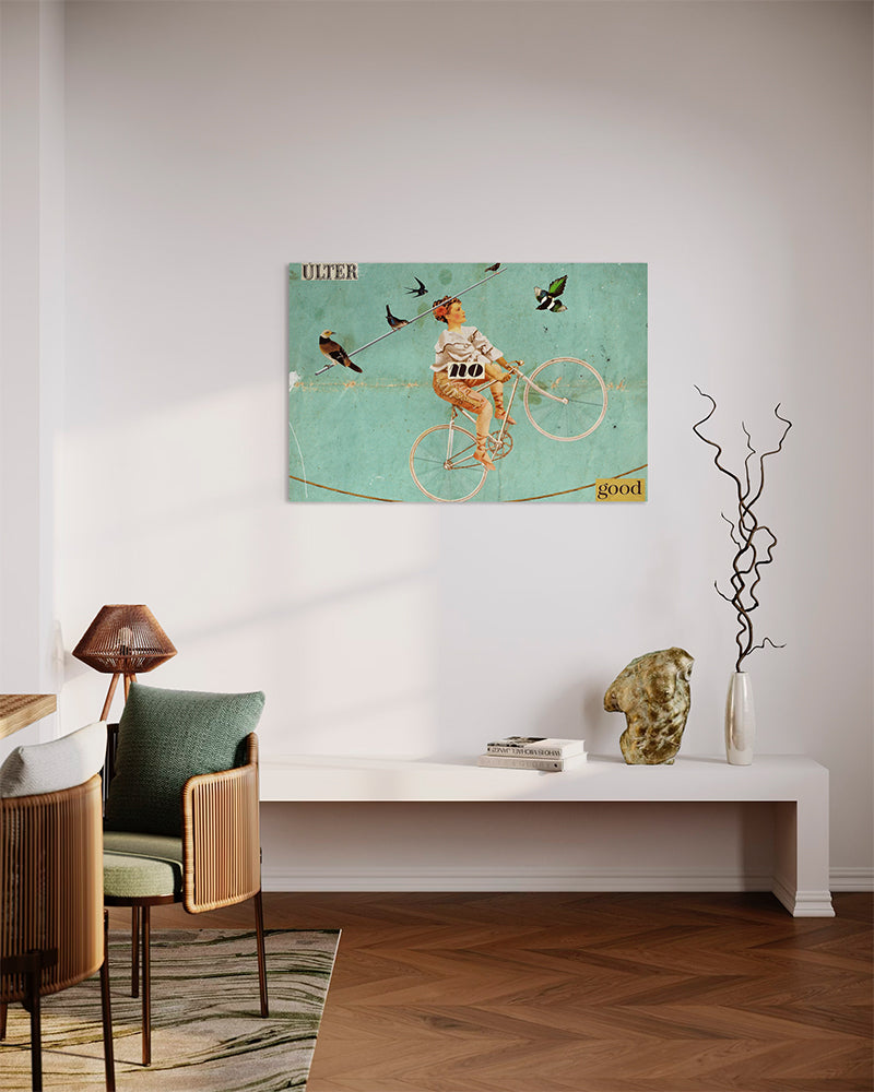 Pas si bien - Illustration d'art