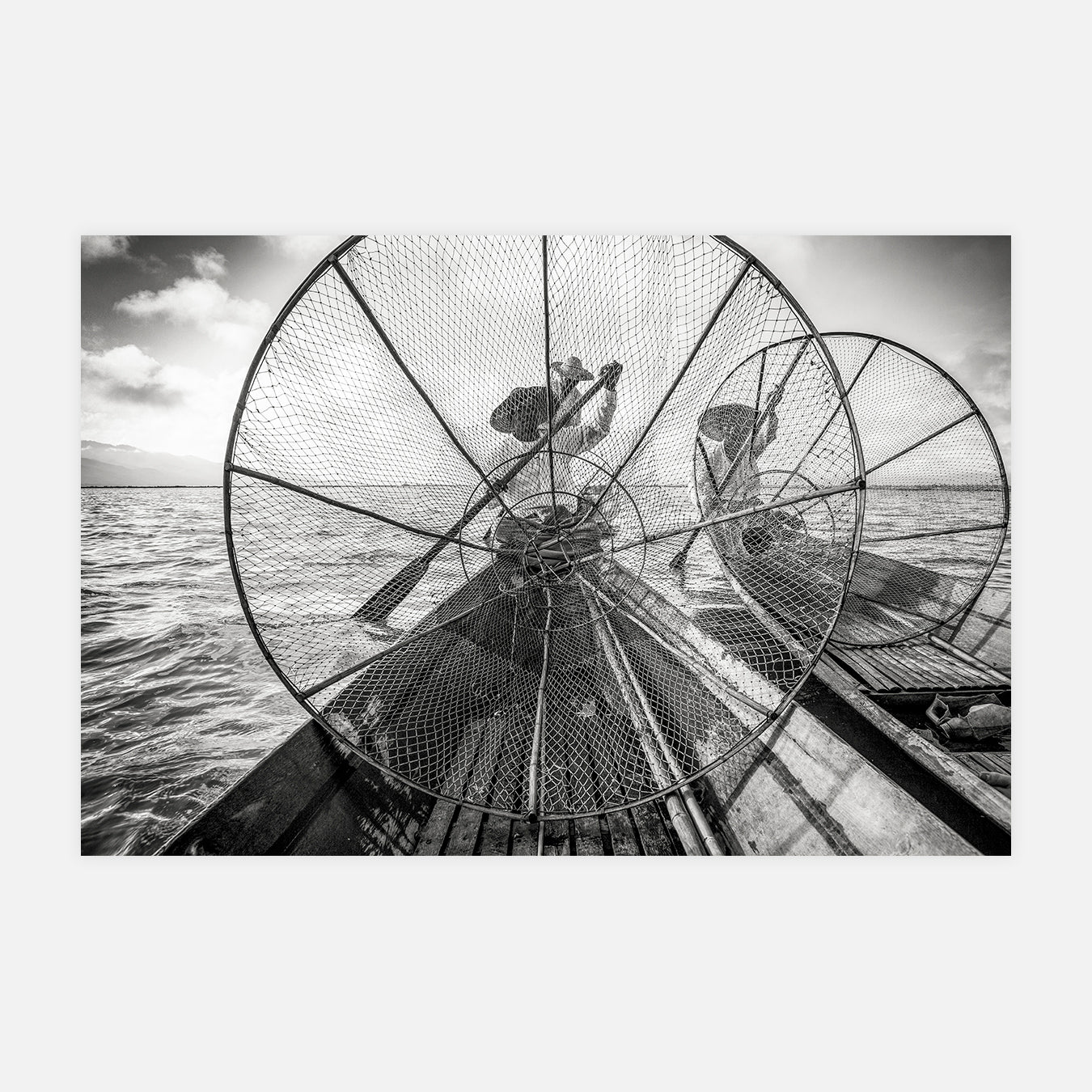 Pêche à la nasse - Photo d'art