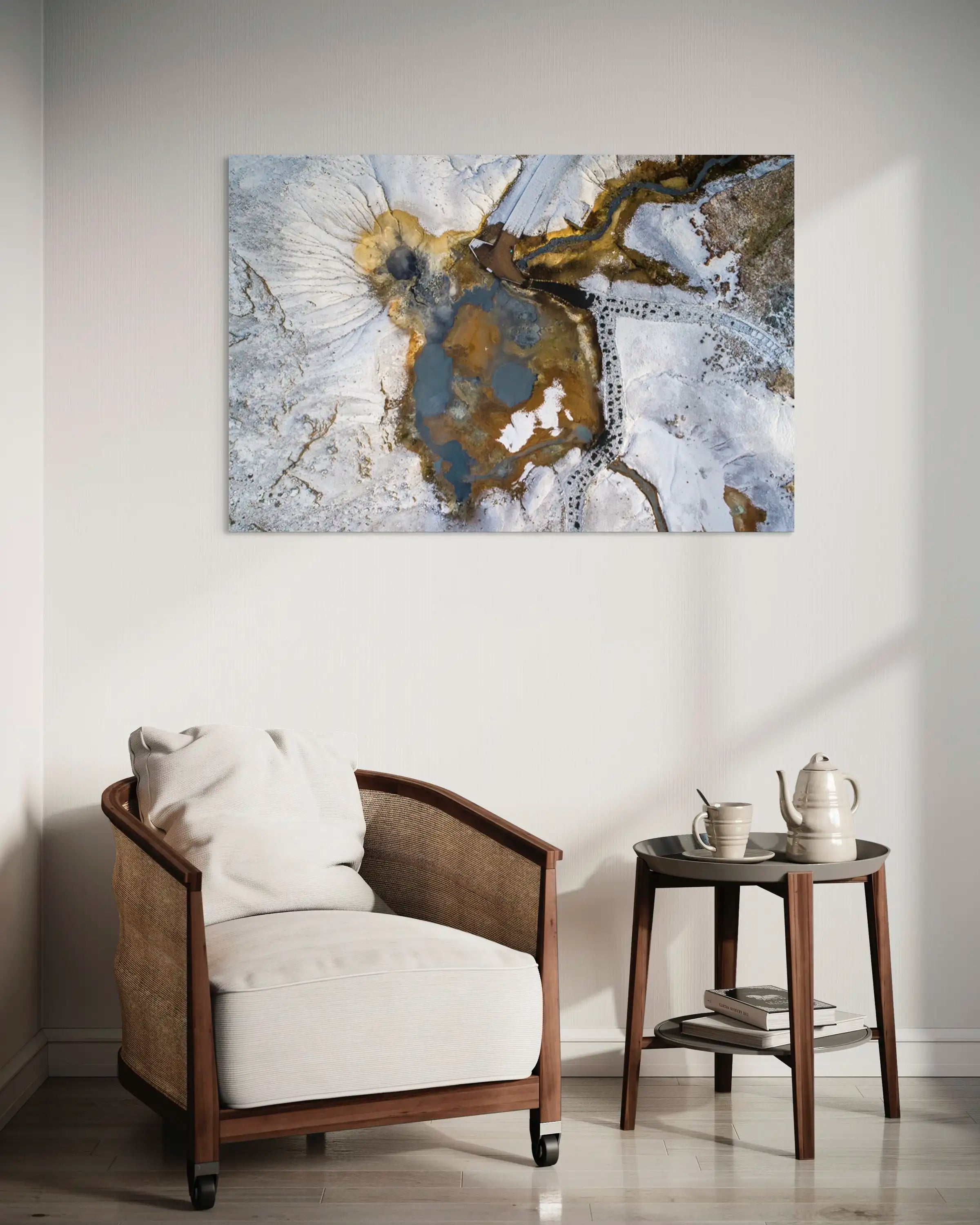 Site géothermal - Photo d'art