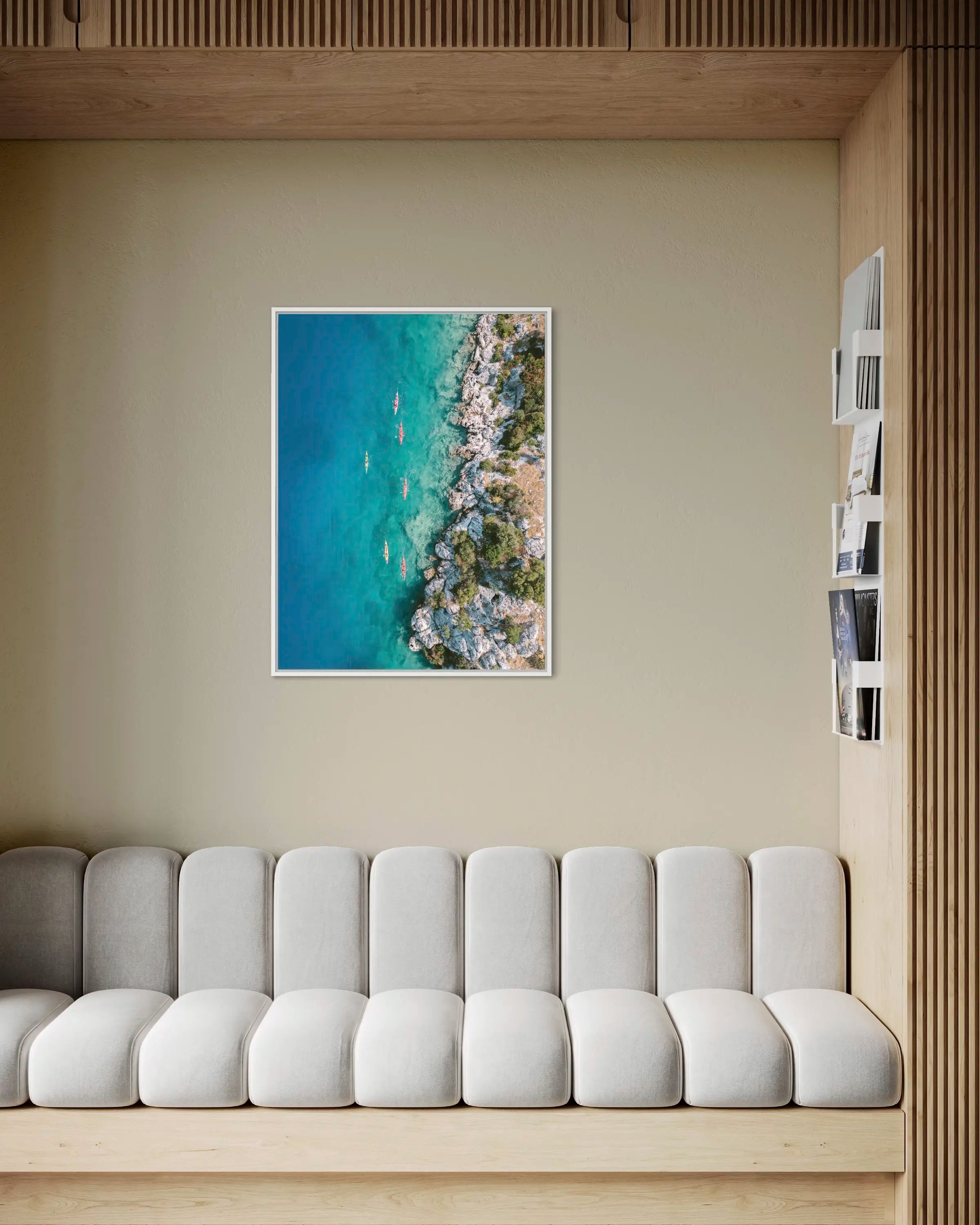 Eau turquoise - Photo d'art