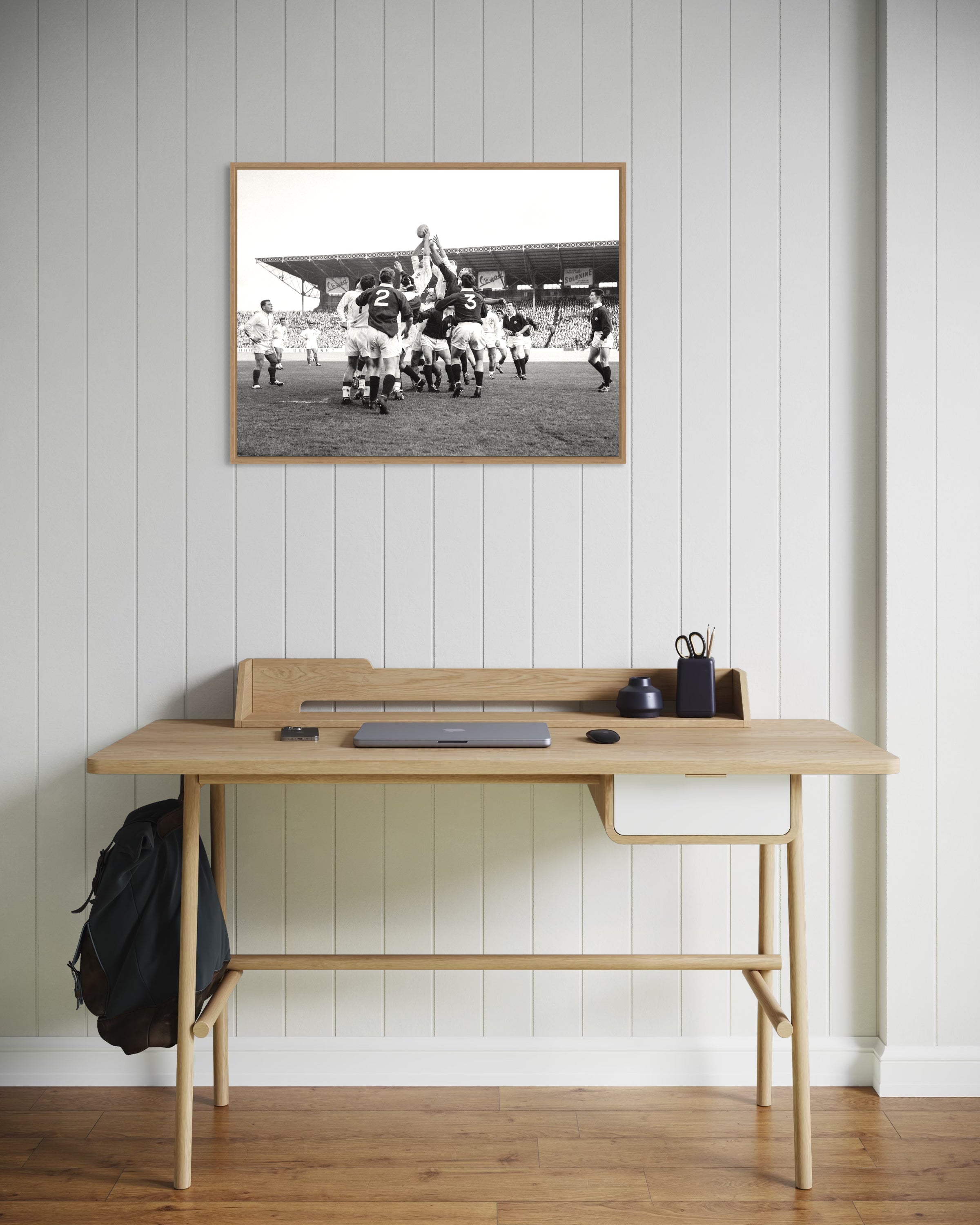 Tournoi des 5 nations - France Ecosse - Photo d'art