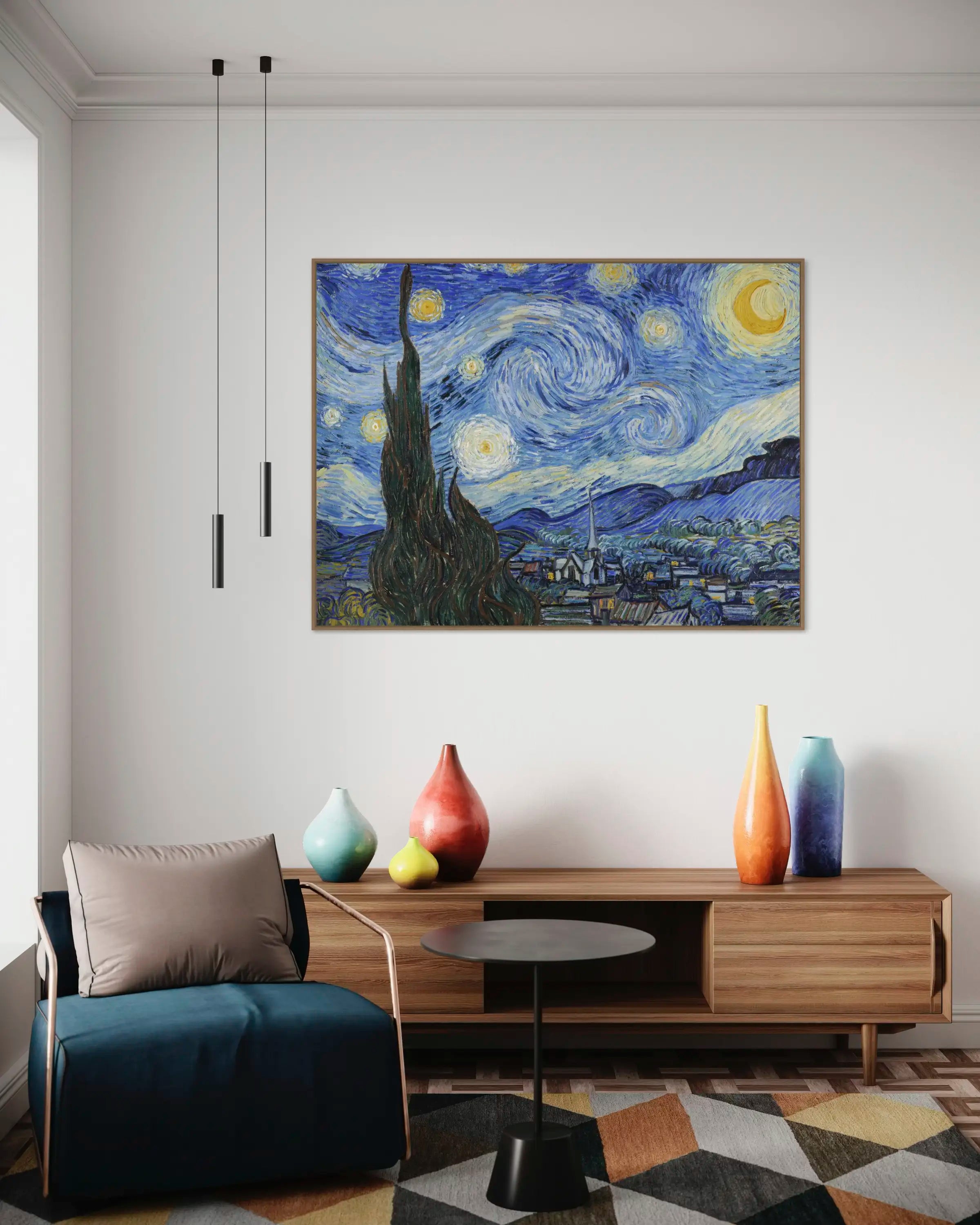 La nuit étoilée - Peinture d'art